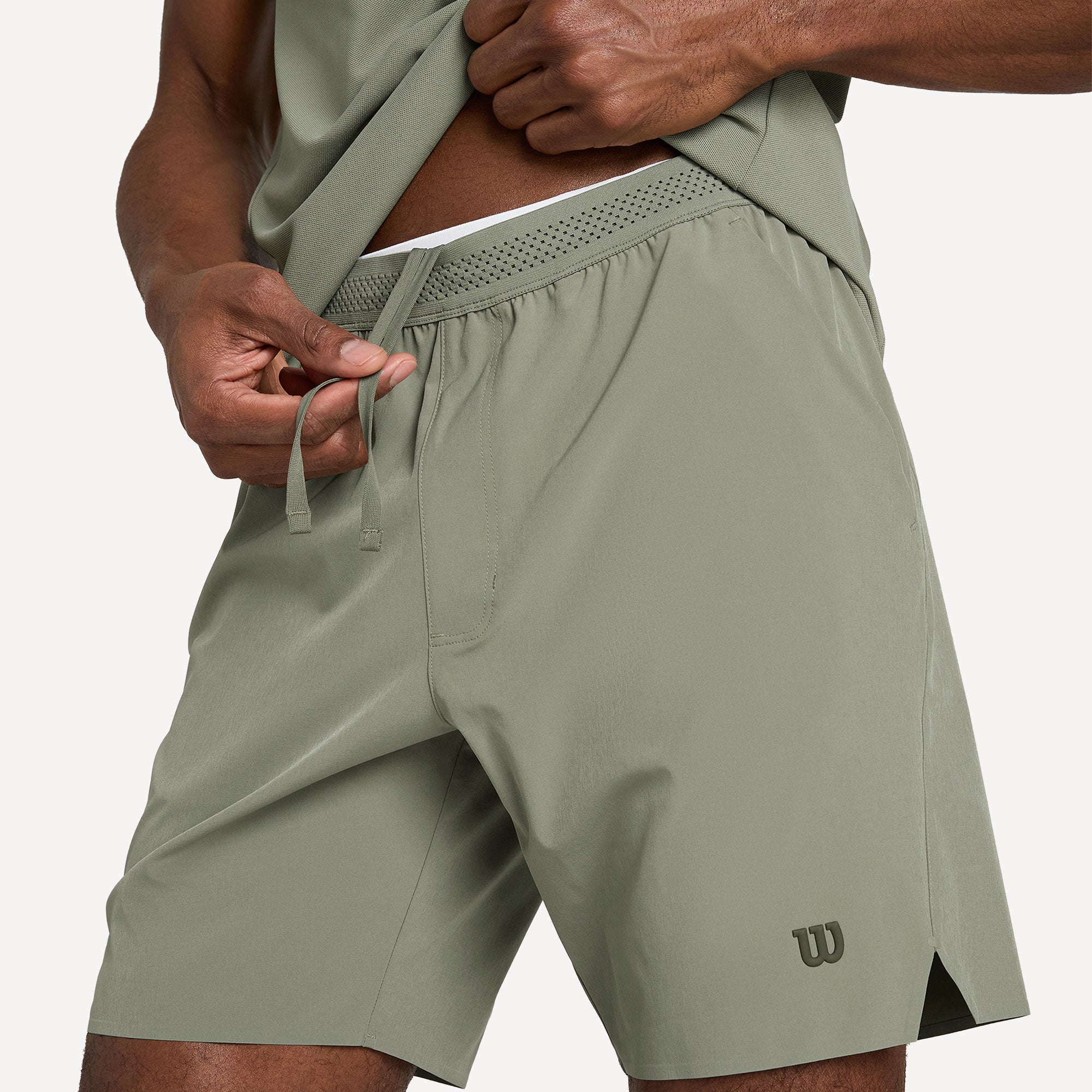 Wilson Tournament Pro Men's 7-Inch Tennis Shorts - Green (4)