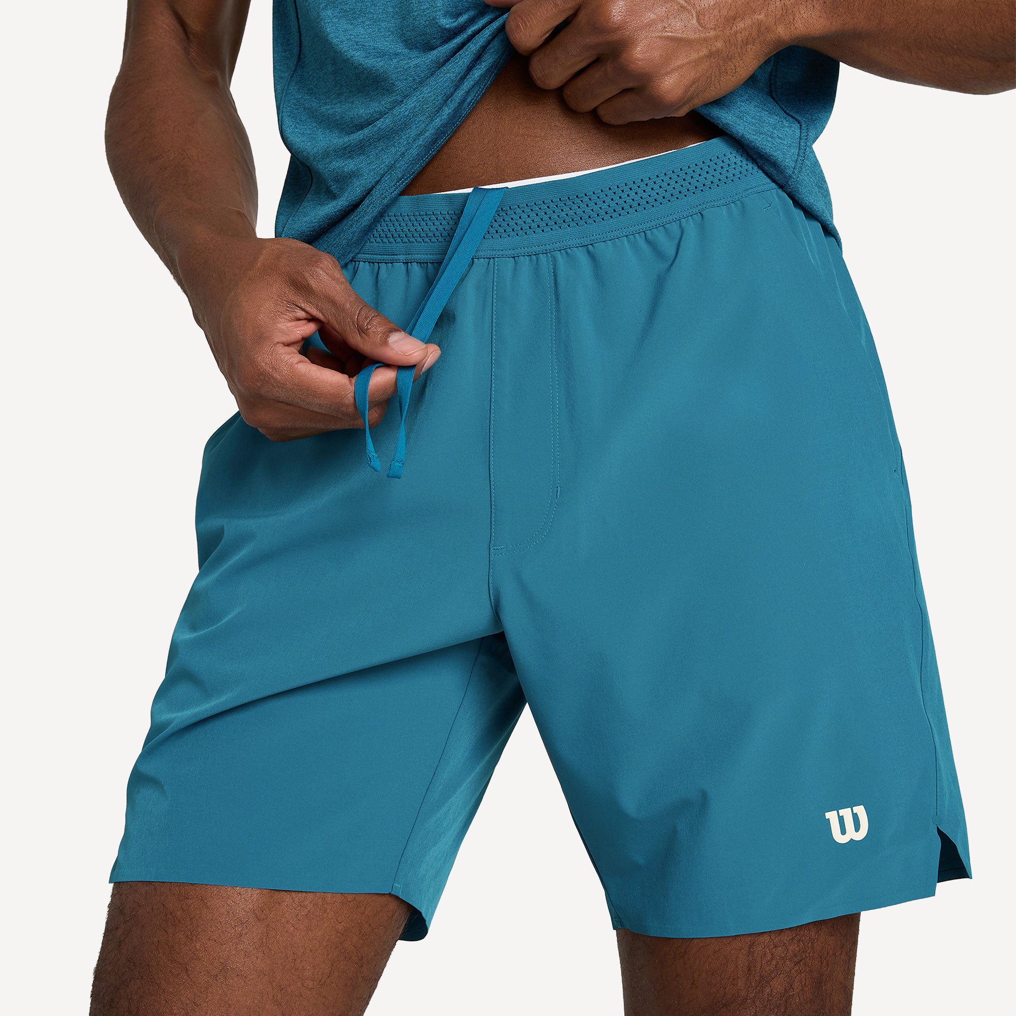 Wilson Tournament Pro Men's 7-Inch Tennis Shorts - Blue (4)
