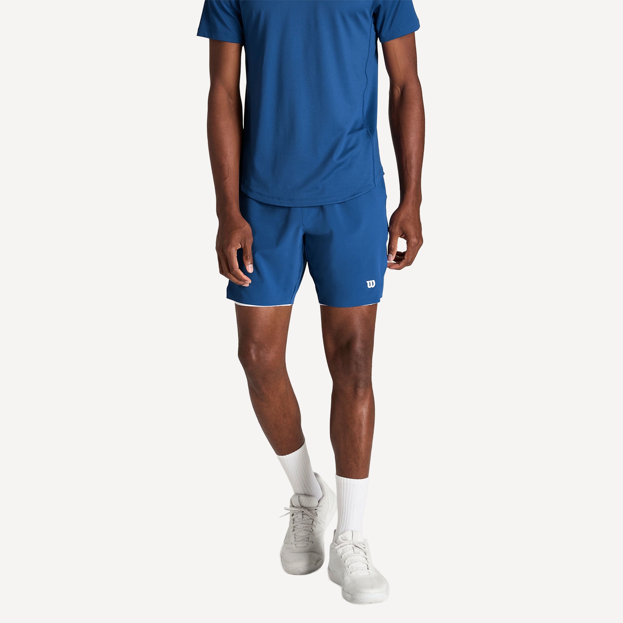 Wilson Tournament V2 Men's 7-Inch Tennis Shorts - Blue (1)