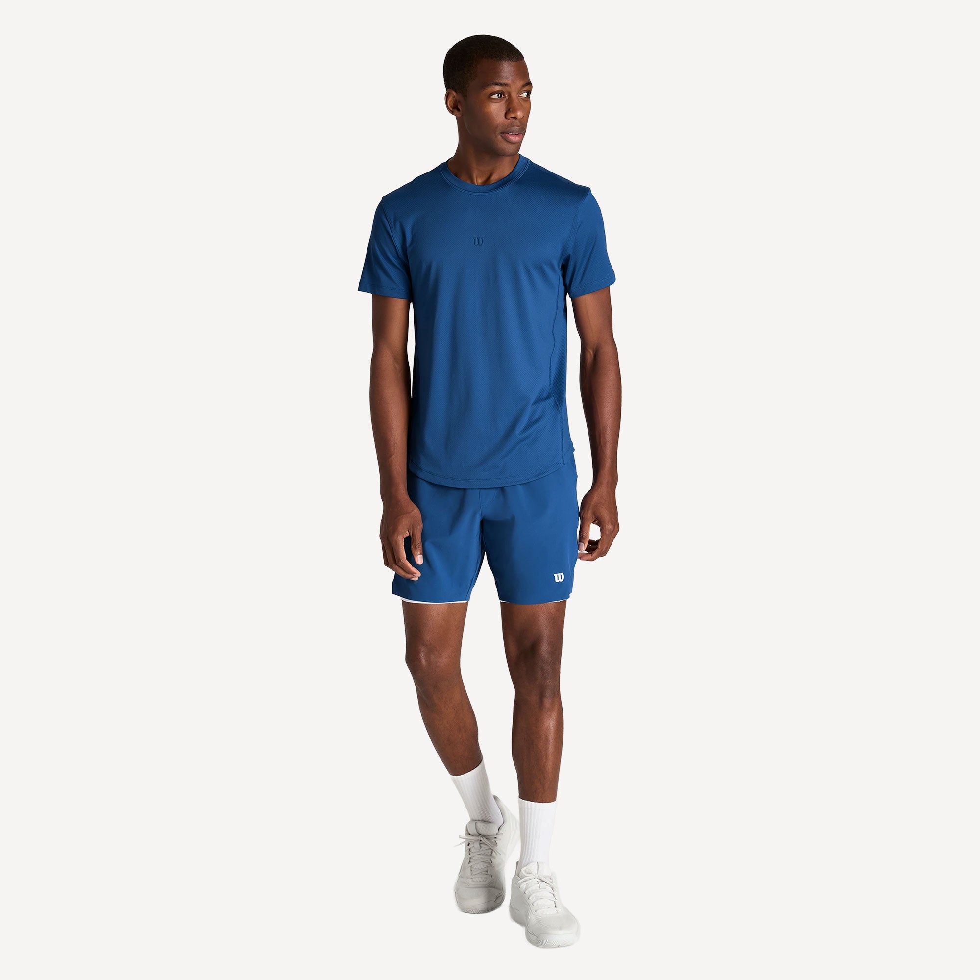 Wilson Tournament V2 Men's 7-Inch Tennis Shorts - Blue (5)