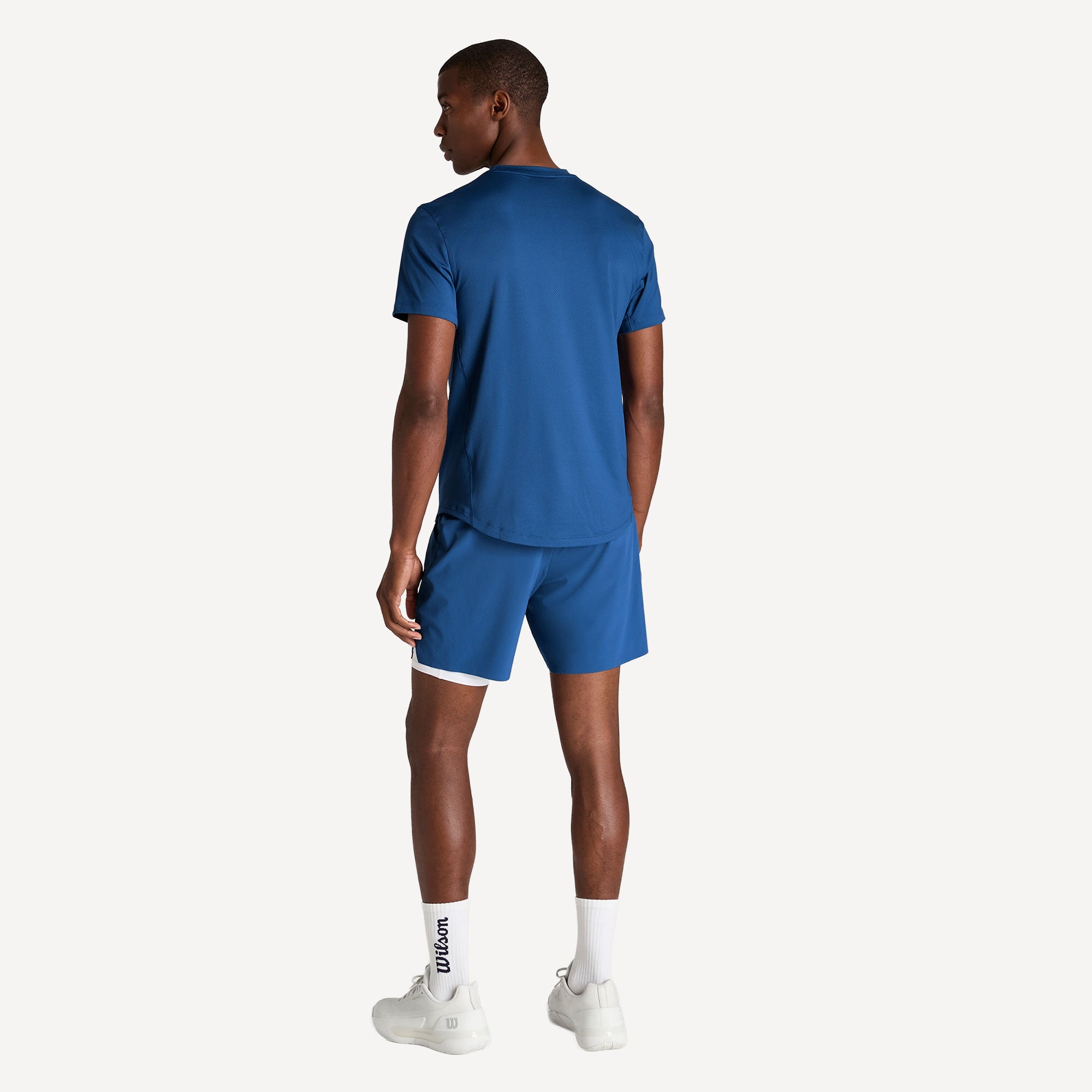 Wilson Tournament V2 Men's 7-Inch Tennis Shorts - Blue (7)