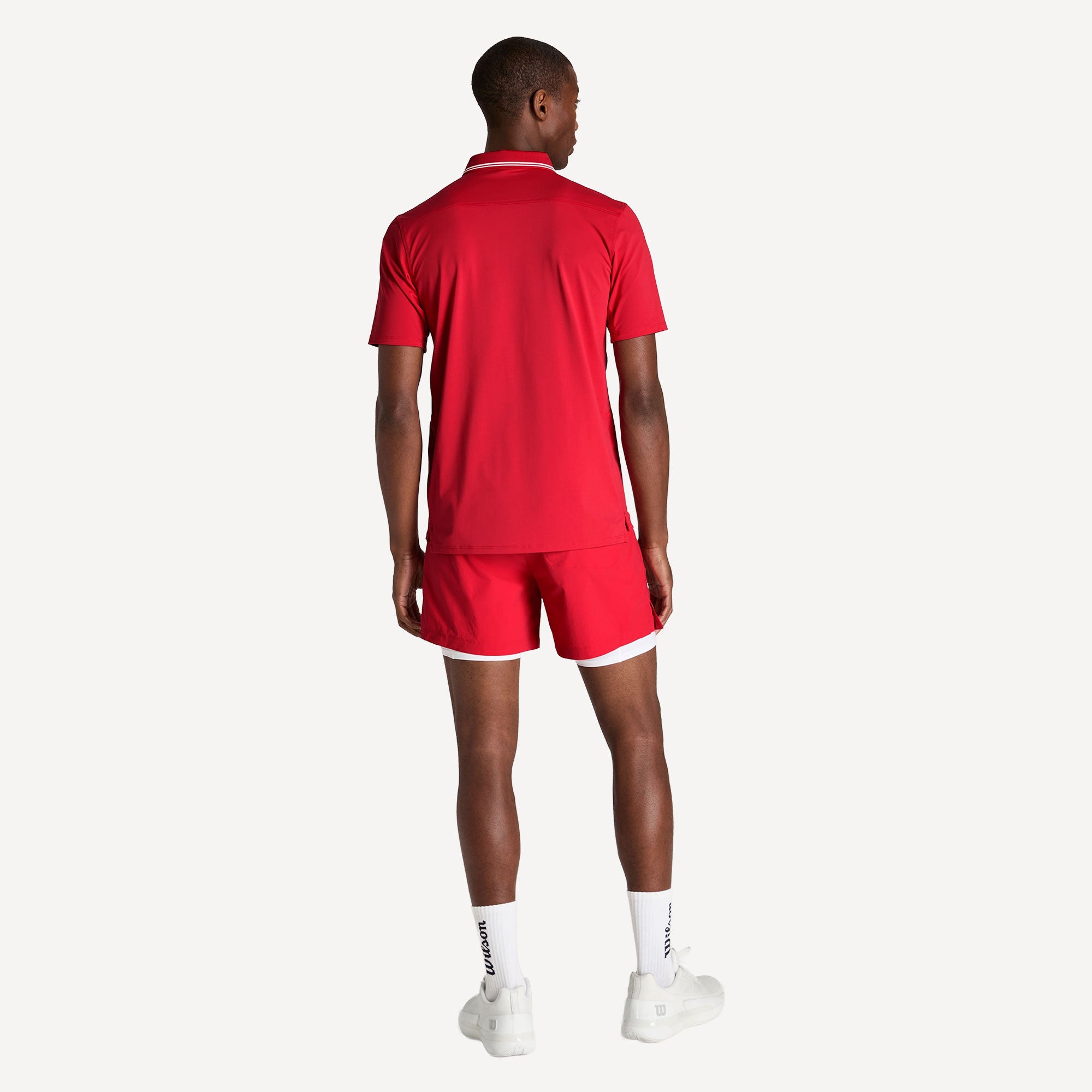 Wilson Volley Men's 6-Inch Tennis Shorts - Red (7)