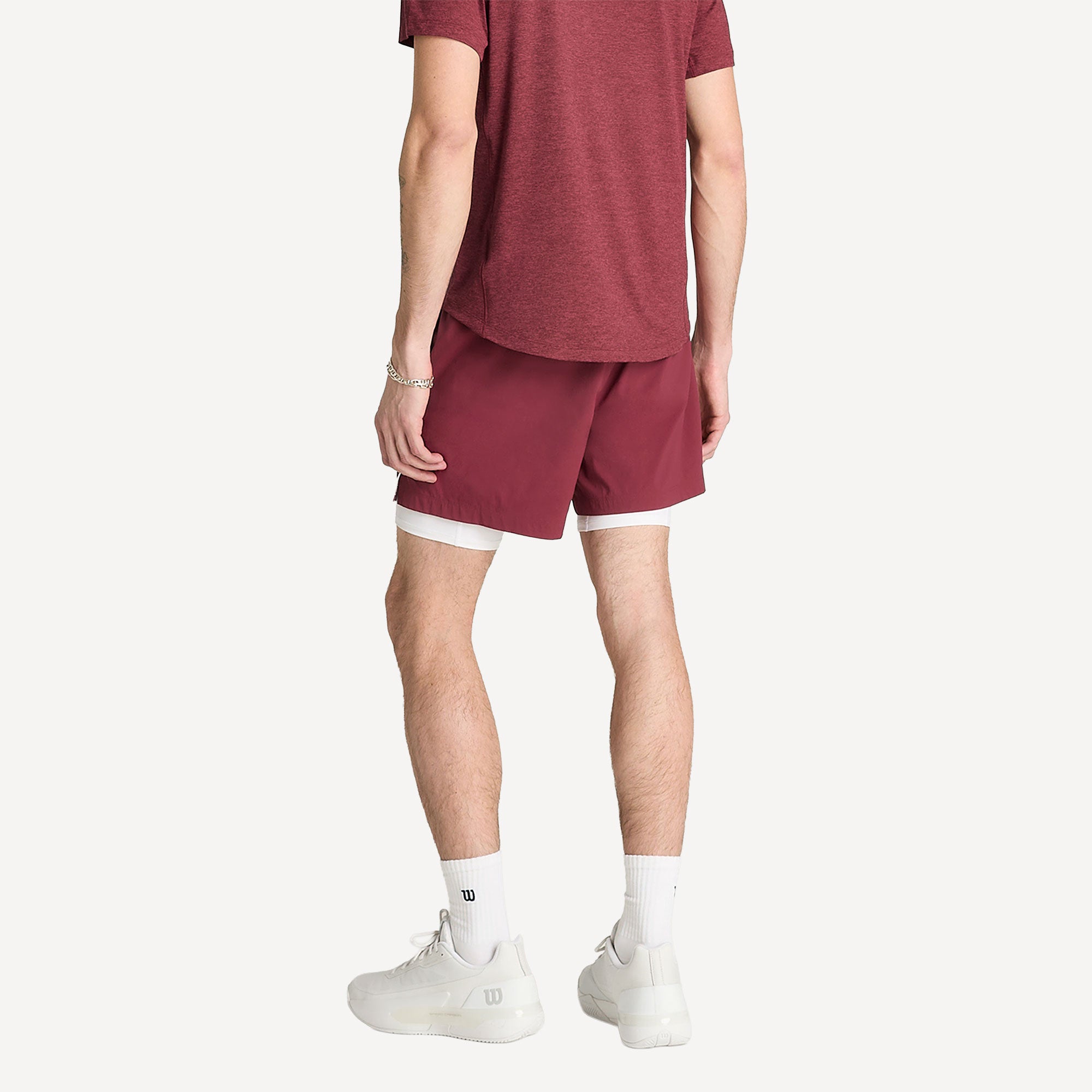 Wilson Volley Men's 6-Inch Tennis Shorts - Red (2)
