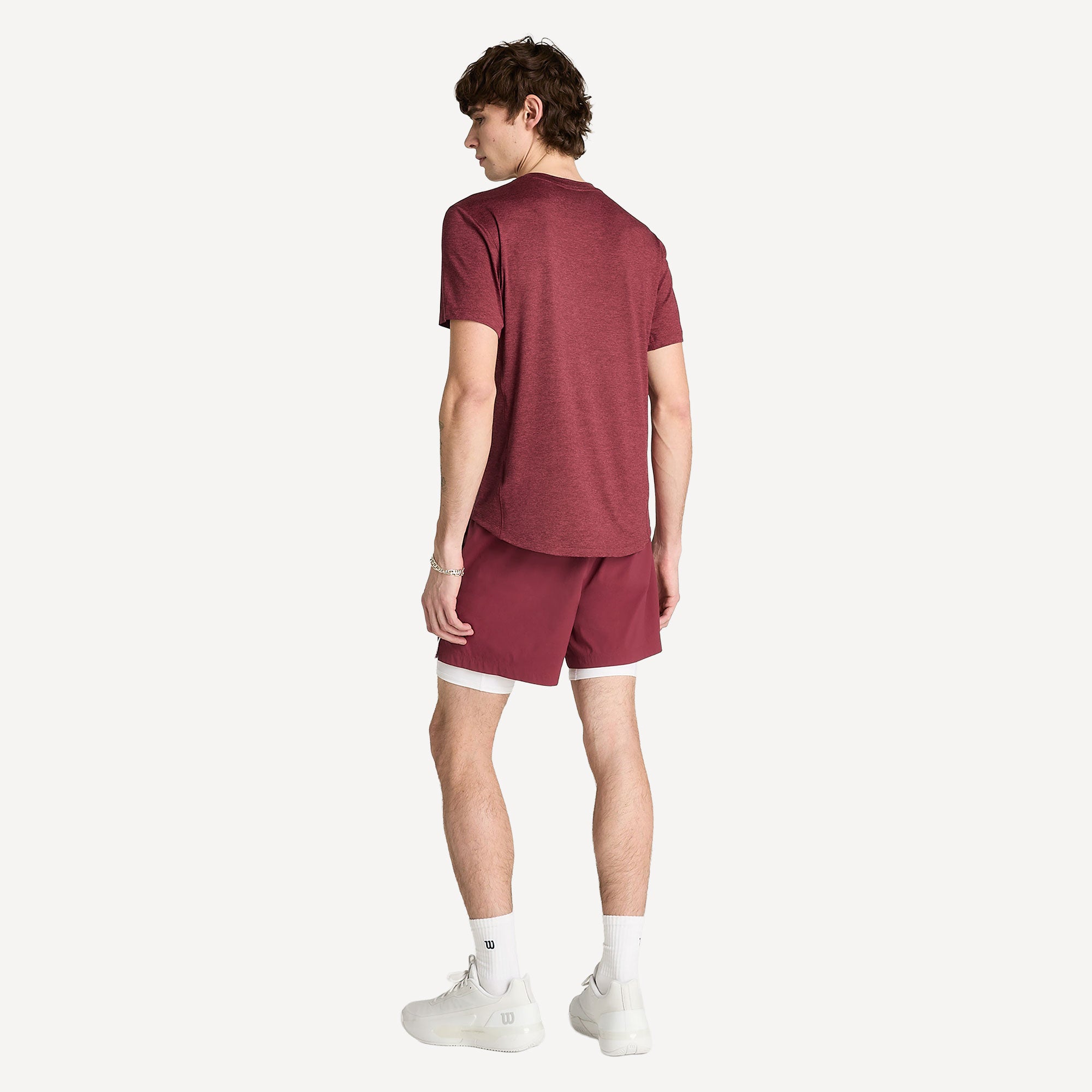 Wilson Volley Men's 6-Inch Tennis Shorts - Red (7)