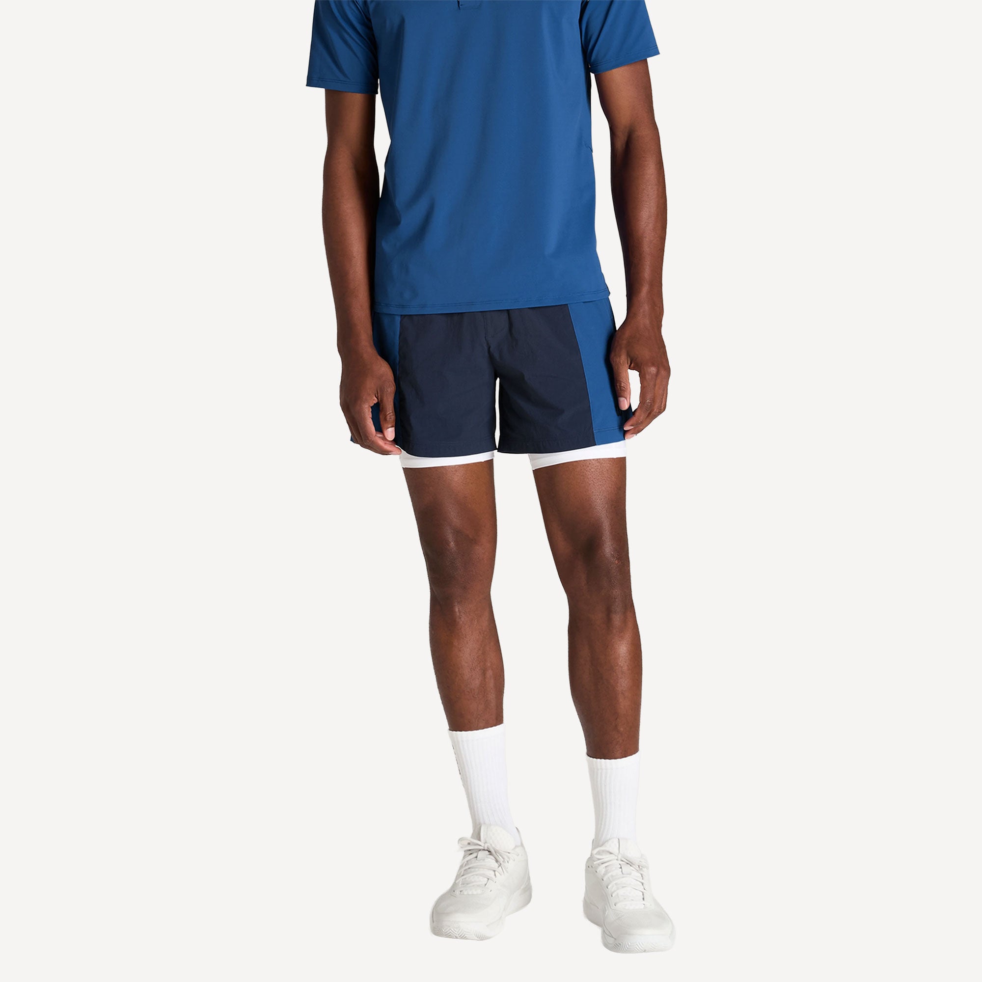 Wilson Volley Men's 6-Inch Tennis Shorts - Blue (1)