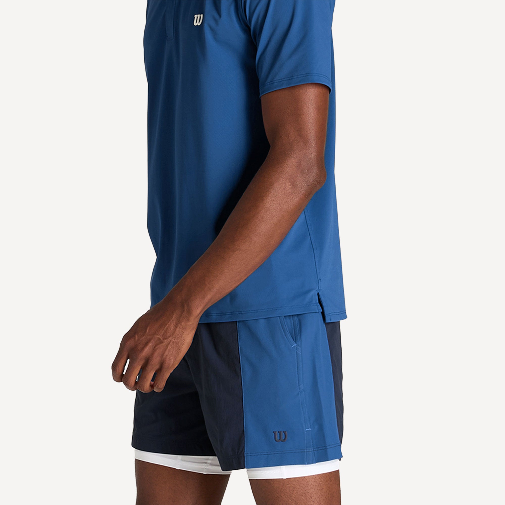 Wilson Volley Men's 6-Inch Tennis Shorts - Blue (3)