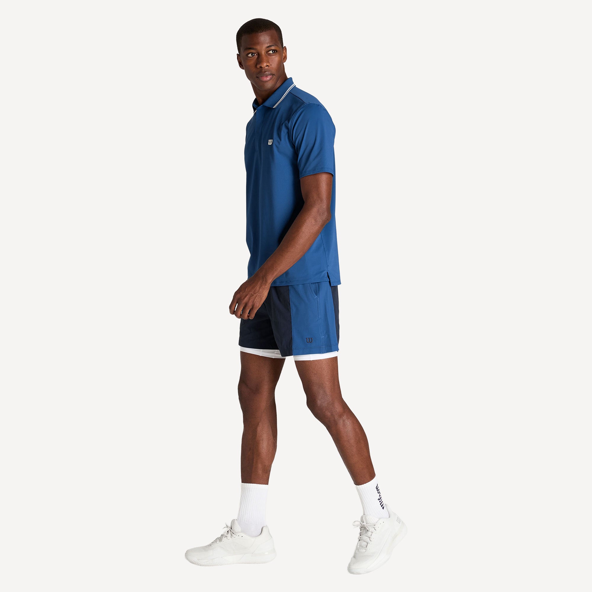 Wilson Volley Men's 6-Inch Tennis Shorts - Blue (6)