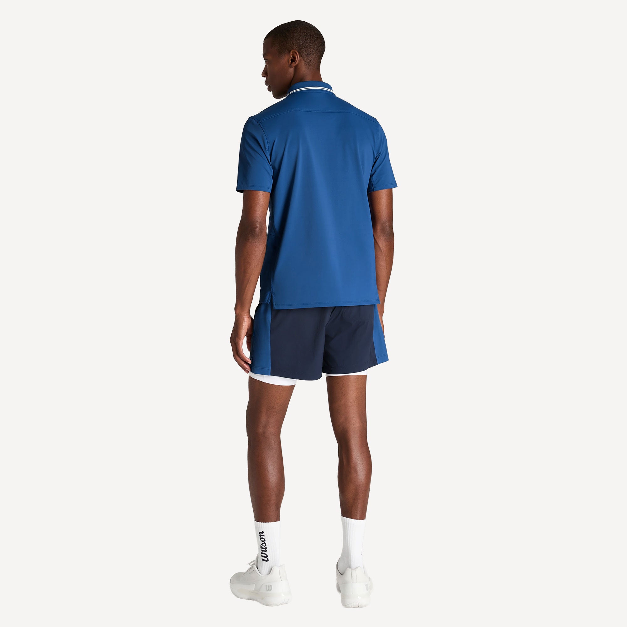 Wilson Volley Men's 6-Inch Tennis Shorts - Blue (7)