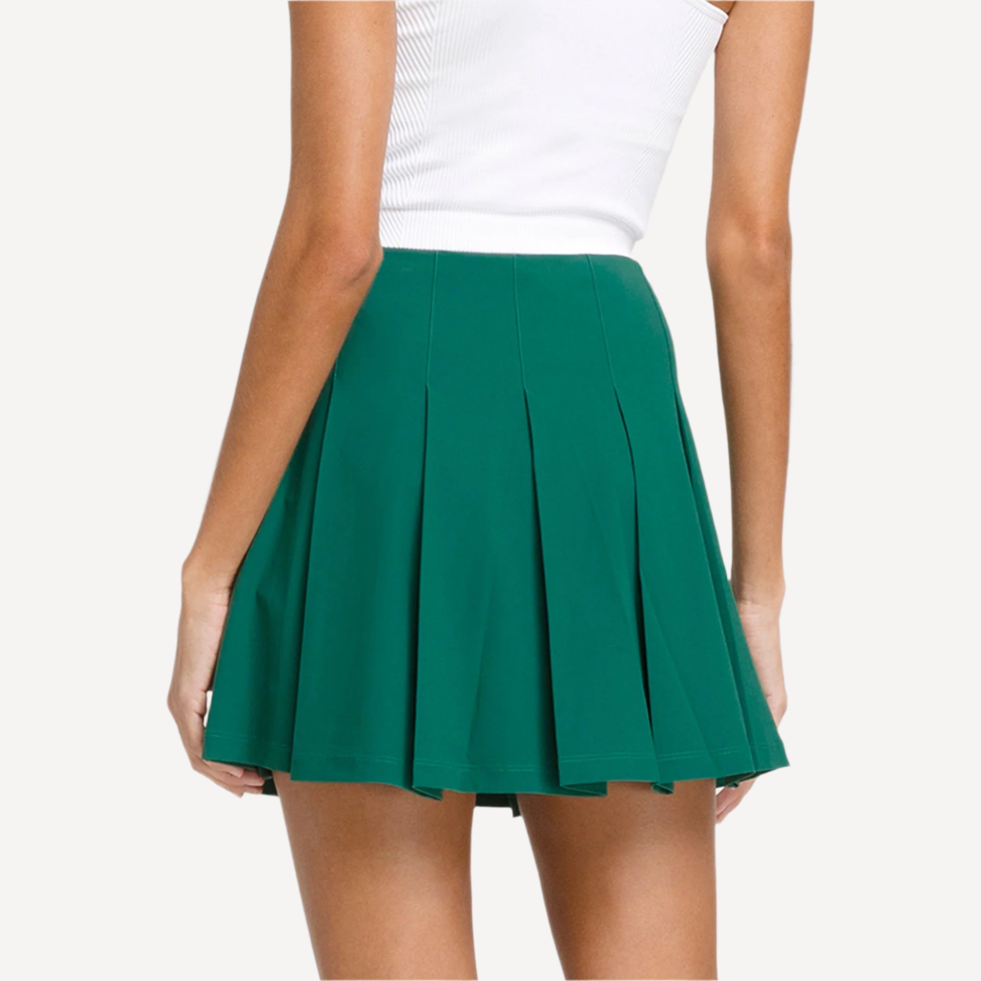 Wilson Women's Classic Pleated Tennis Skirt - Green (2)