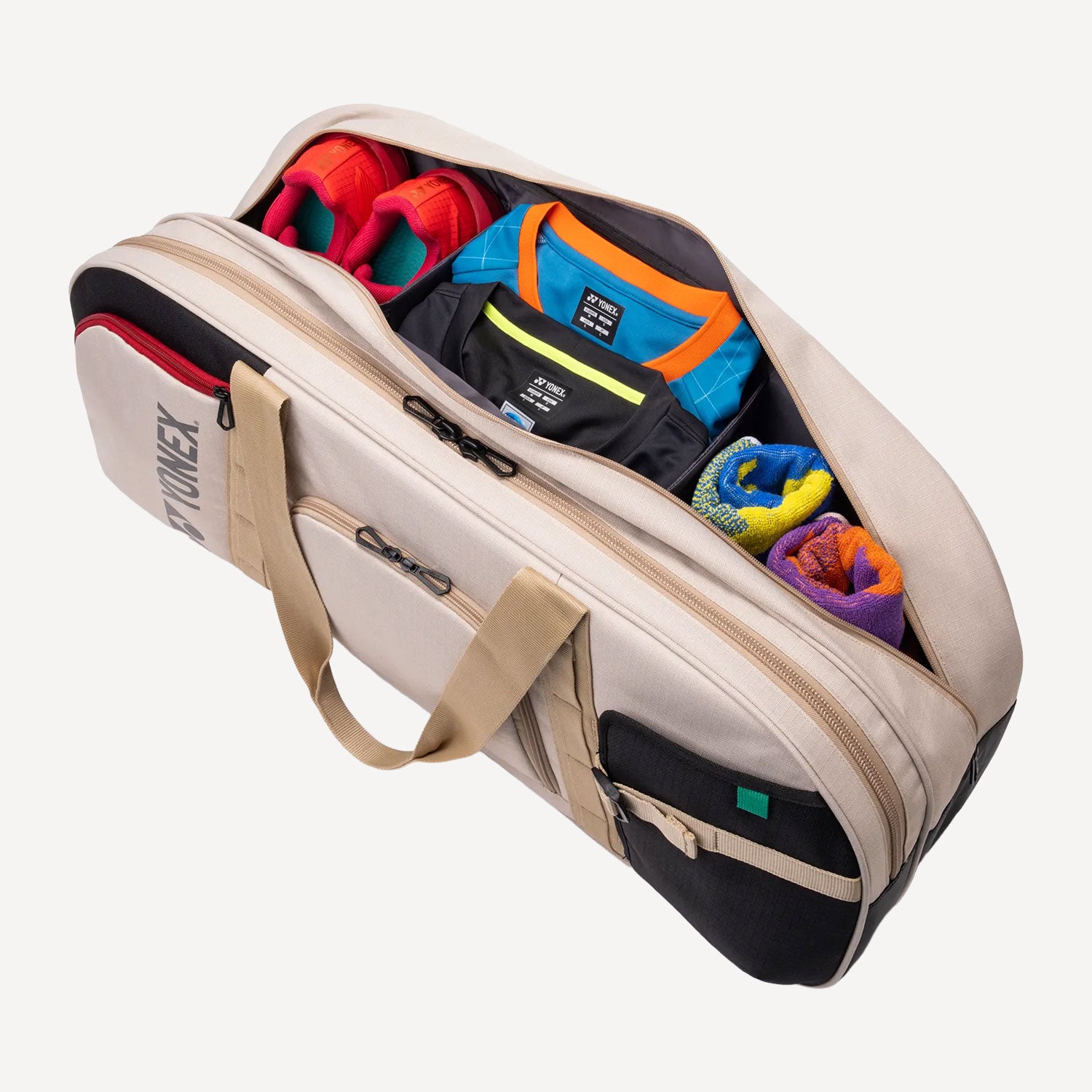 Yonex Gearlogic Tournament Tennis Bag - Beige (4)