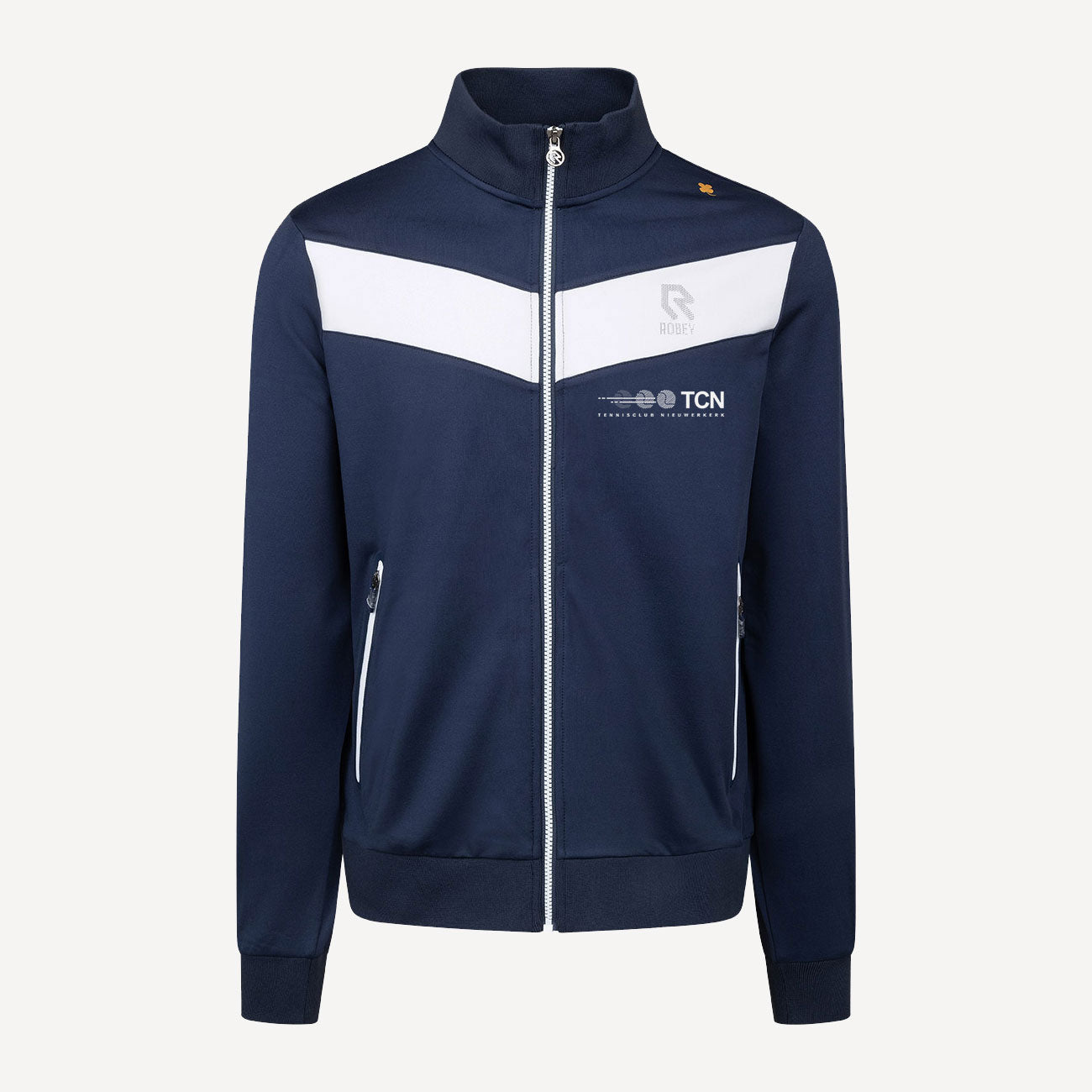 Robey Shank Men's Full-Zip Tennis Jacket - TC Nieuwerkerk Dark Blue (1)