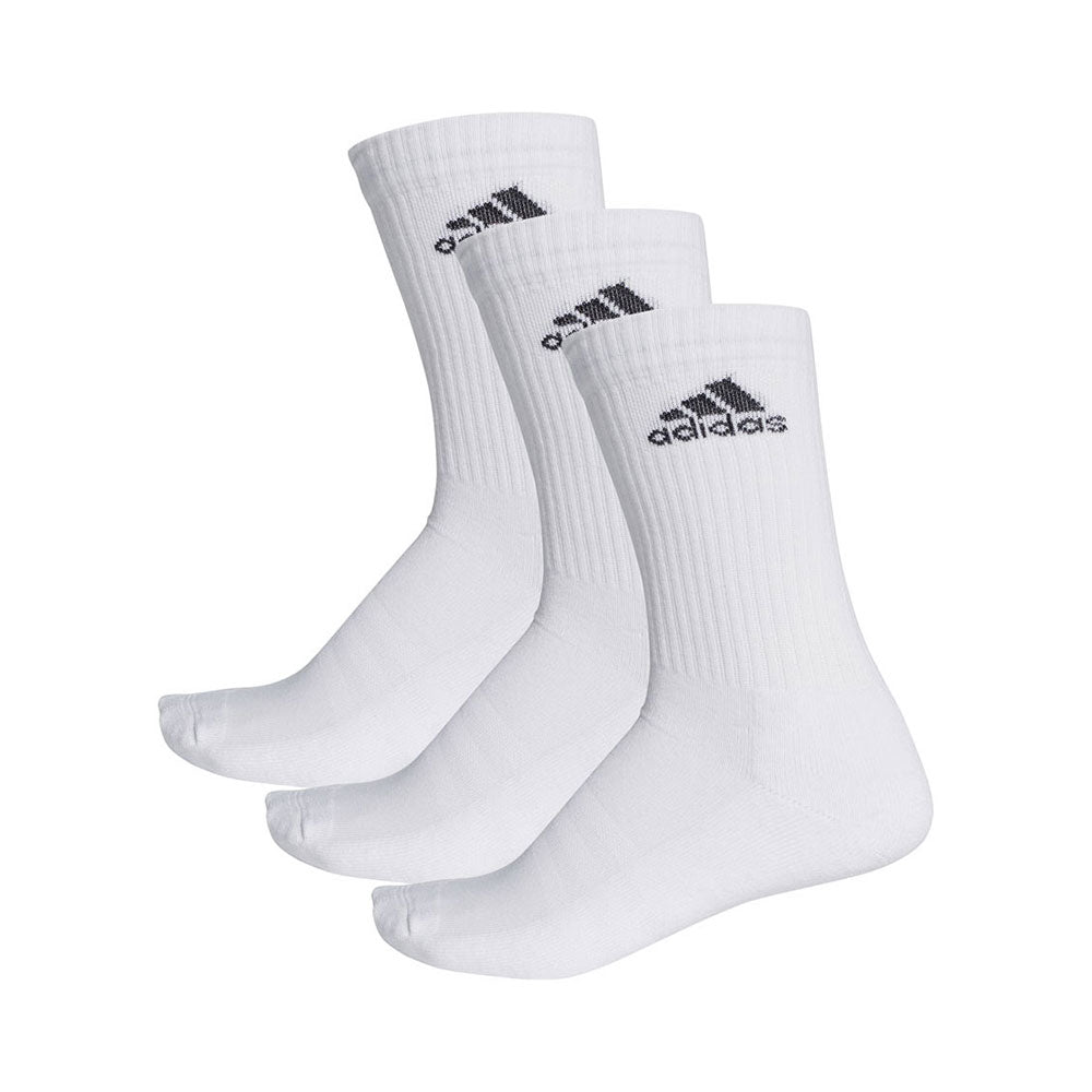 adidas 3S Performance Training Crew Socks (3 Pairs) White (1)