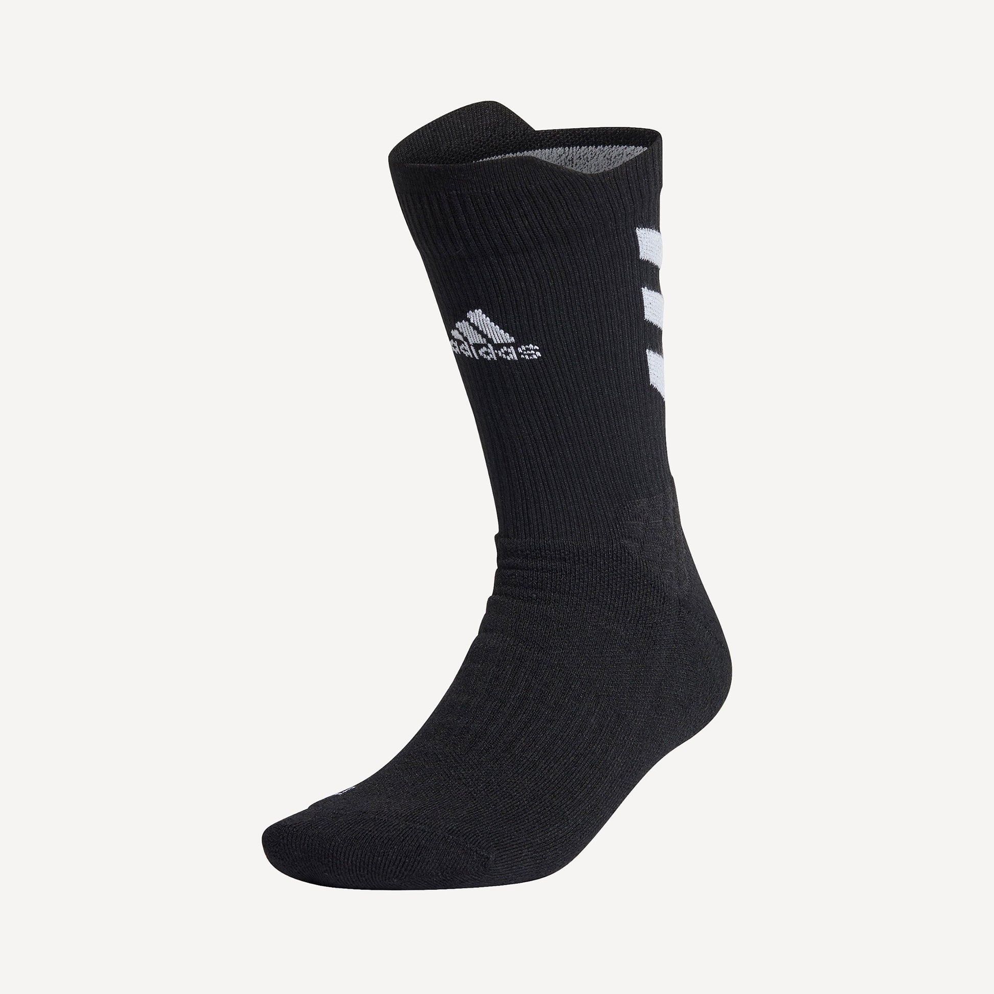adidas Alphaskin Maximum Cushioned Tennis Crew Socks Black (1)