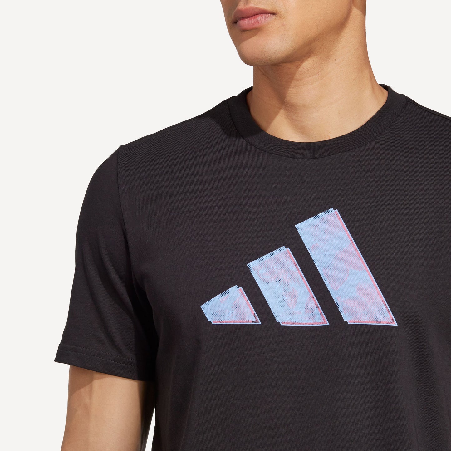 adidas AO Men's Graphic Tennis T-Shirt Black (4)