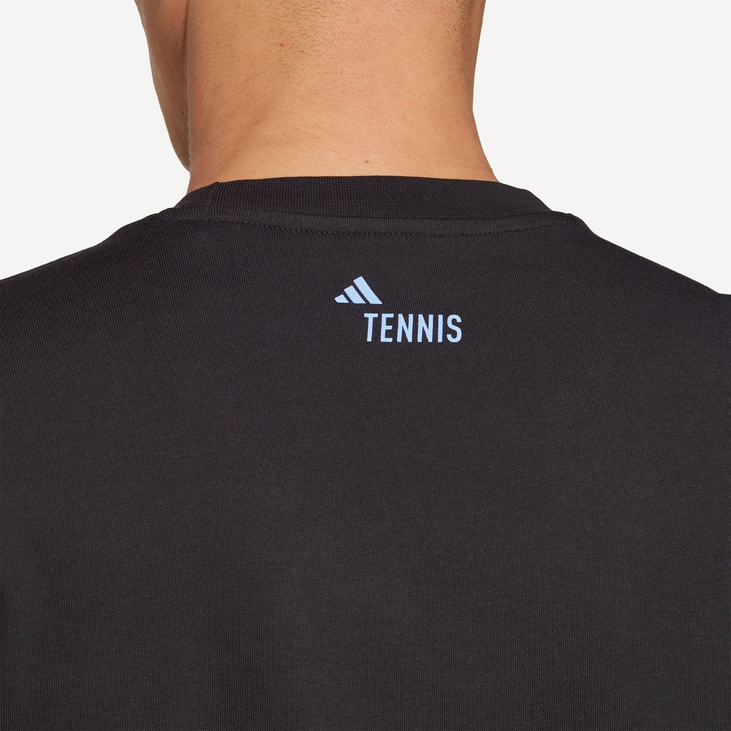 adidas AO Men's Graphic Tennis T-Shirt Black (5)