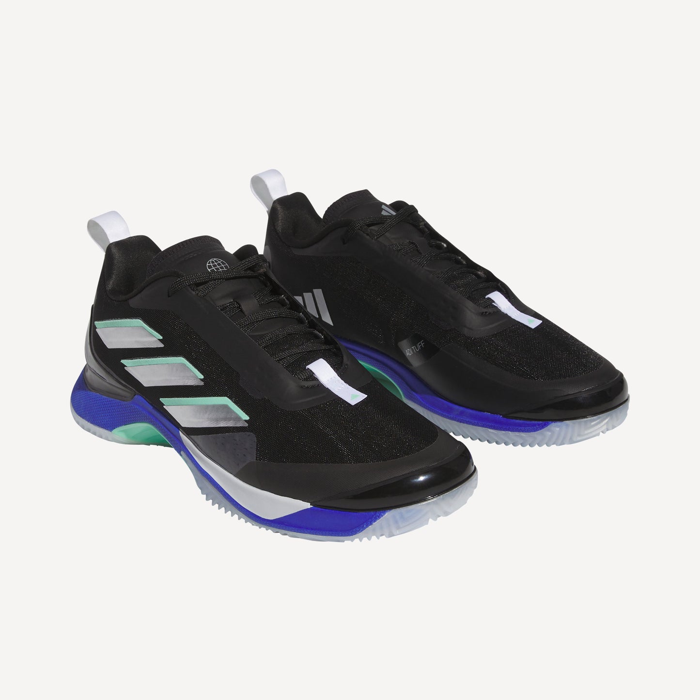 adidas Avacourt Women's Clay Court Tennis Shoes Black (5)