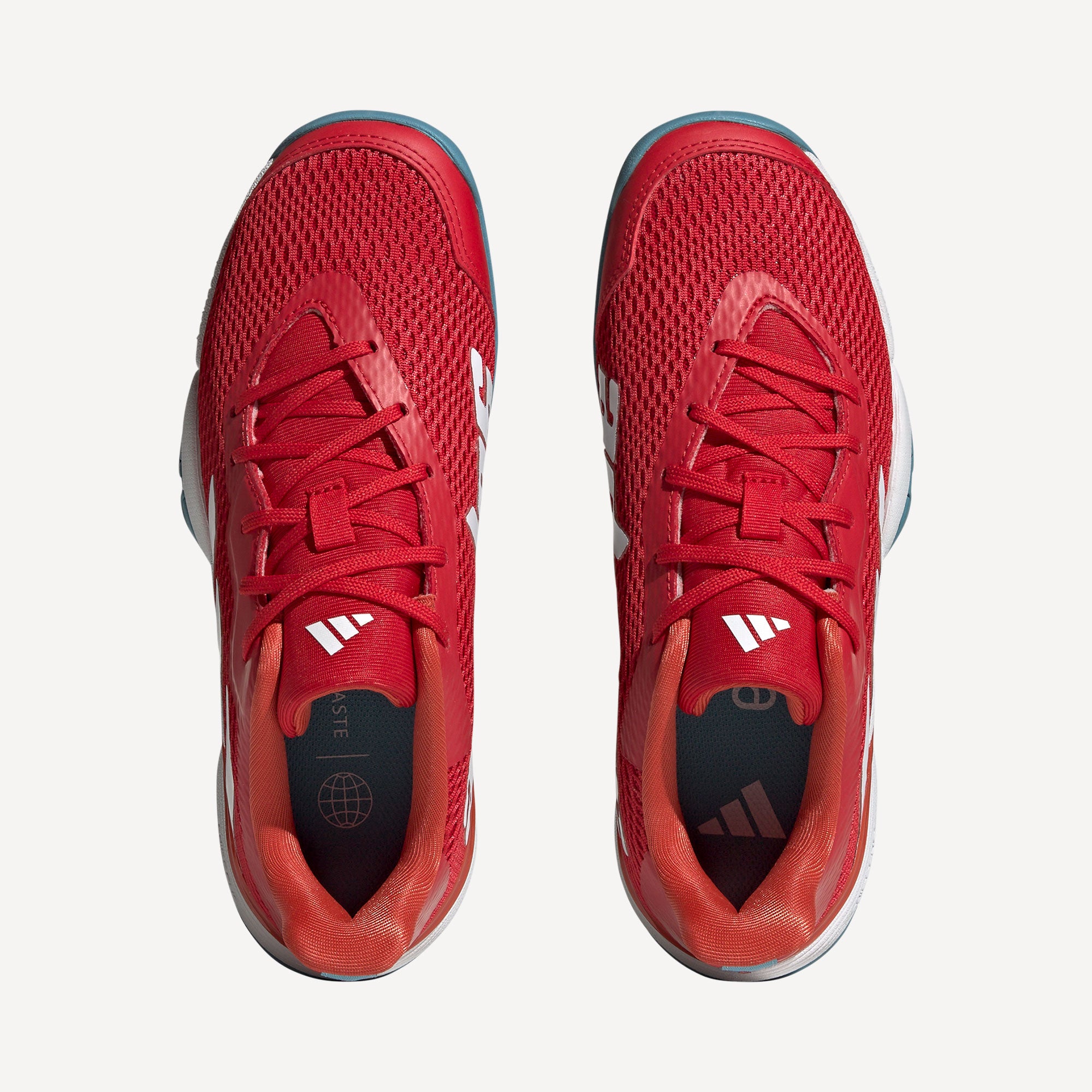 adidas Barricade Kids' Tennis Shoes Red (6)