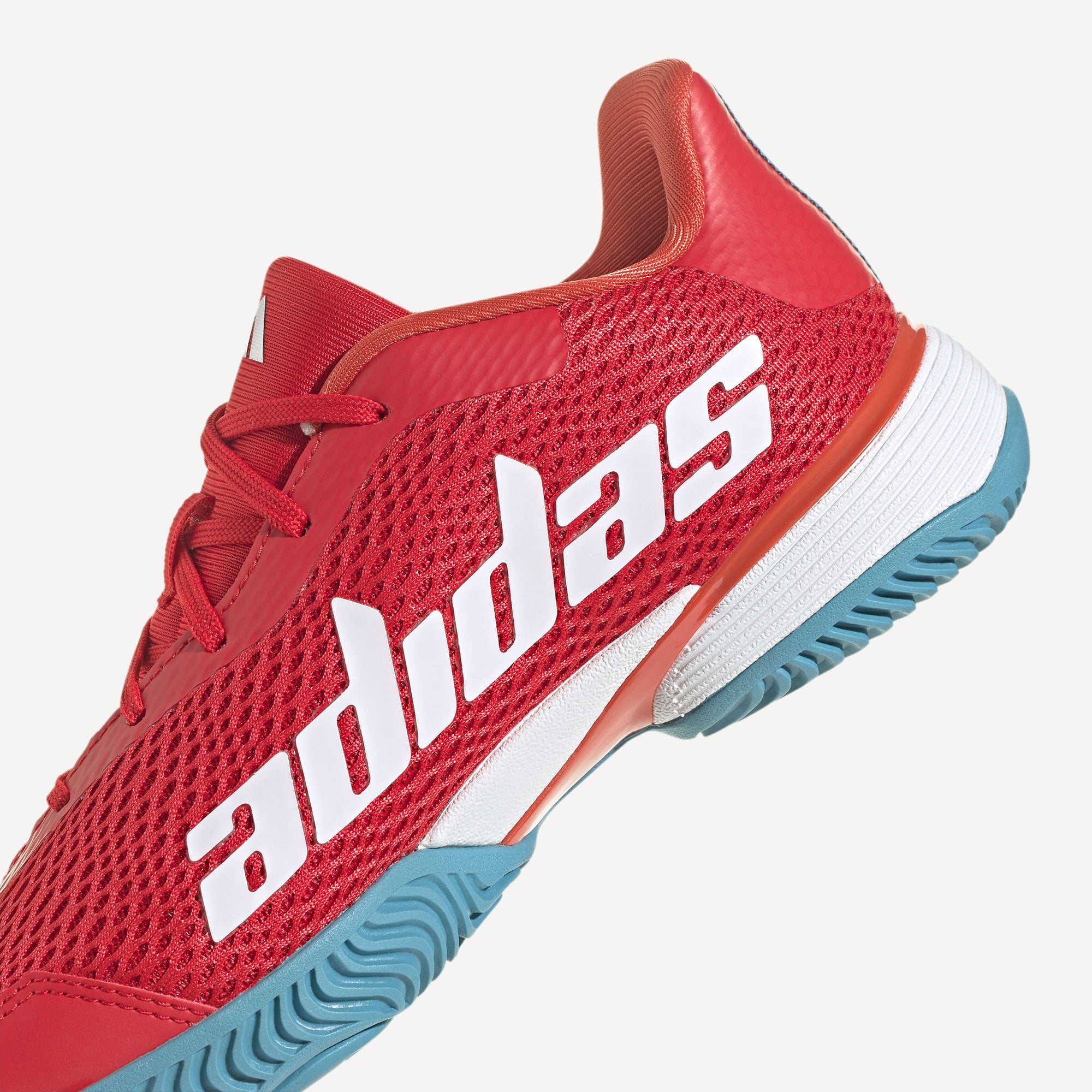 adidas Barricade Kids' Tennis Shoes Red (8)