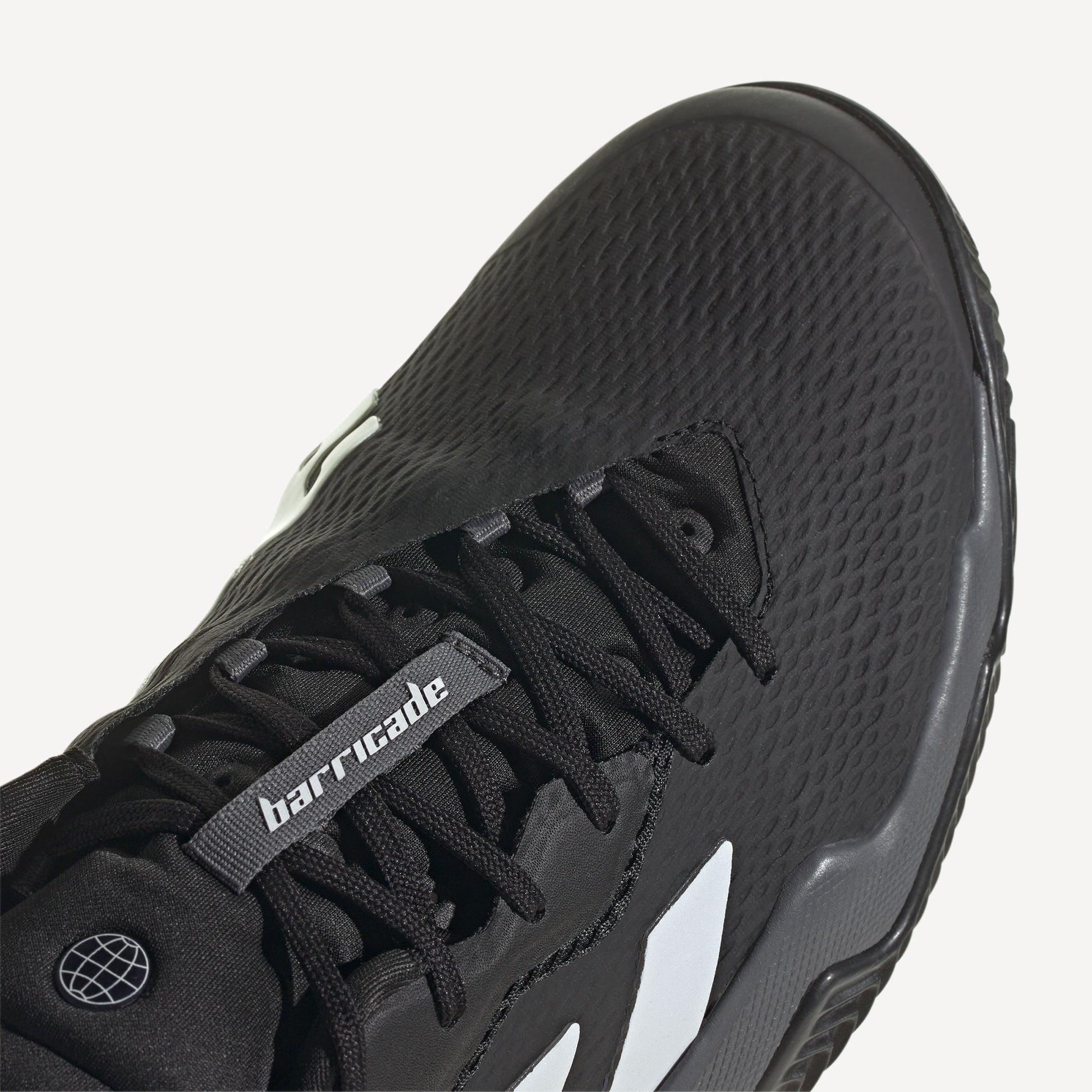 adidas Barricade Men's Clay Court Tennis Shoes Black (7)