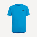 adidas Club Boys' Tennis Shirt Blue (1)