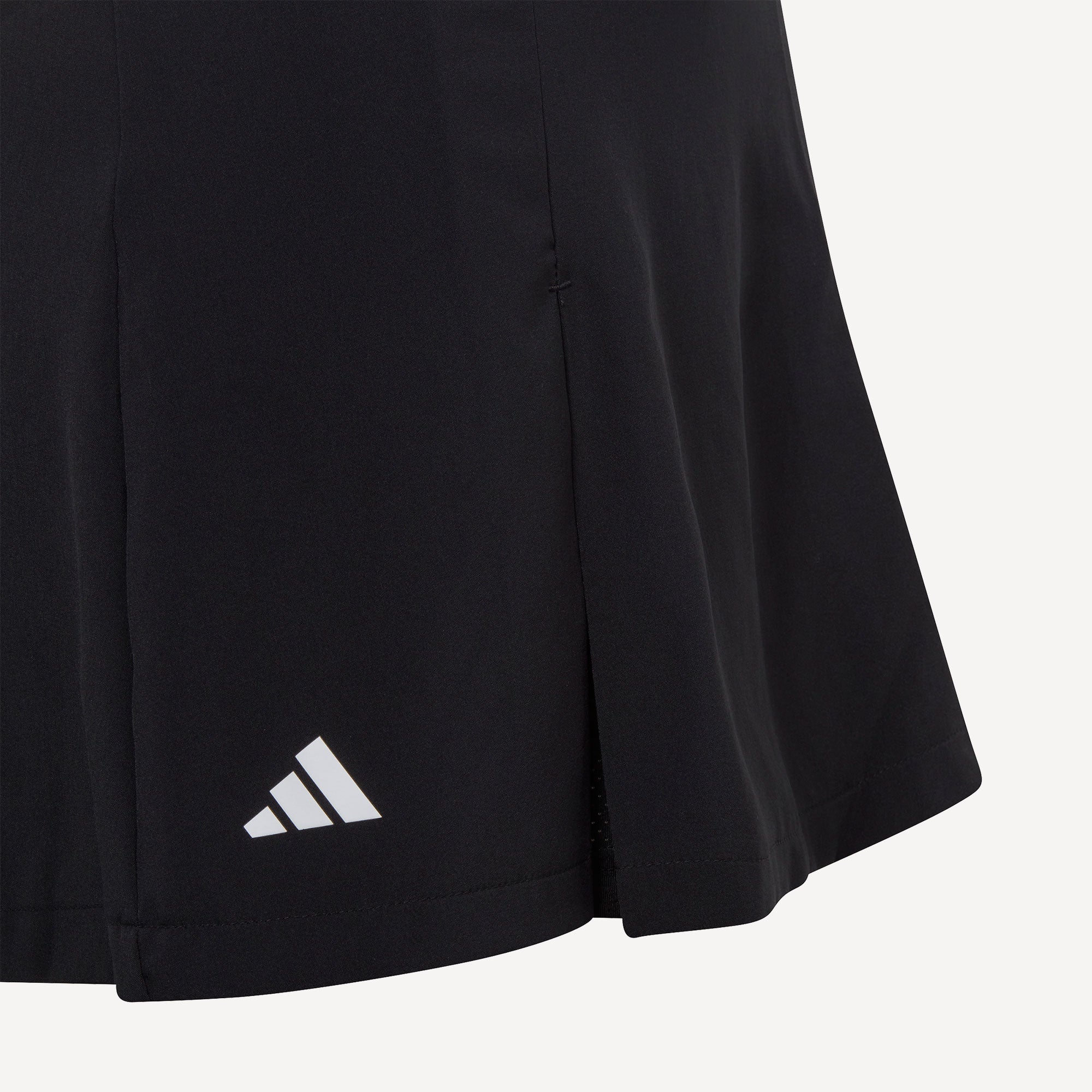 adidas Club Girls' Pleated Tennis Skirt Black (3)