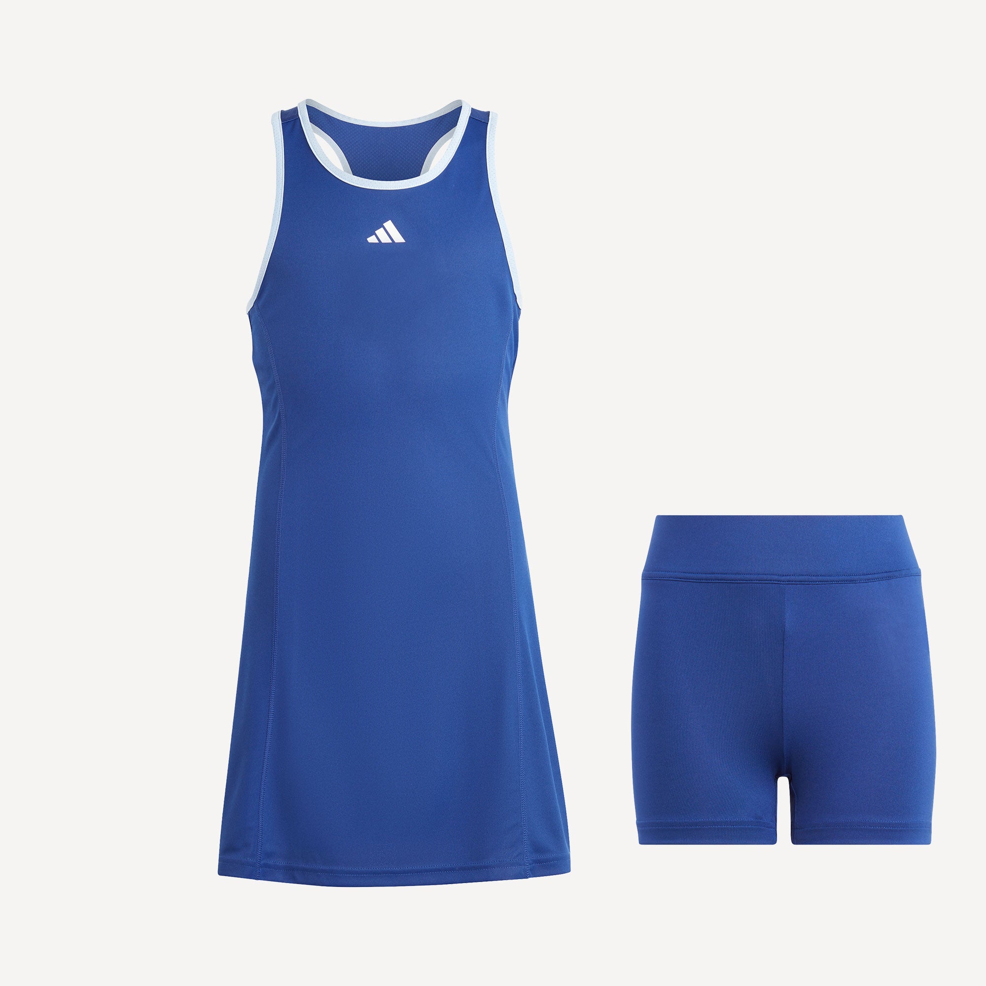 adidas Club Girls' Tennis Dress Blue (2)