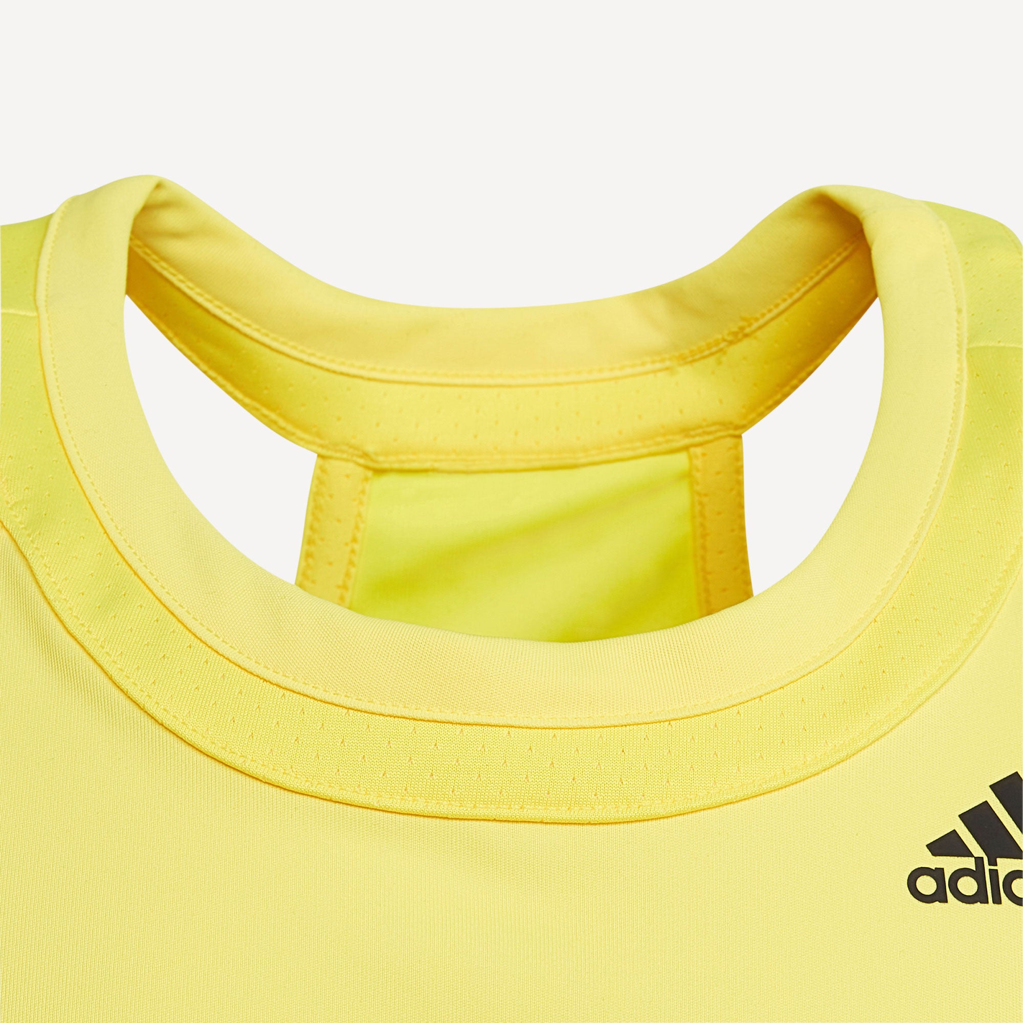 adidas Club Girls' Tennis Tank Yellow (5)