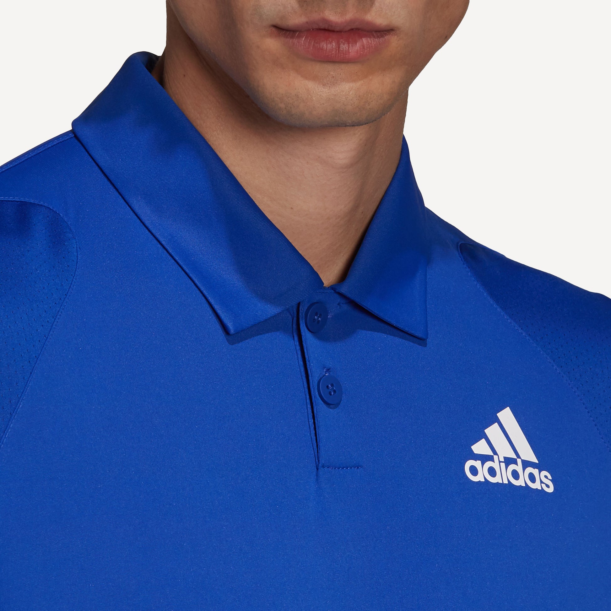 adidas Club Men's 3-Stripe Tennis Polo Blue (5)