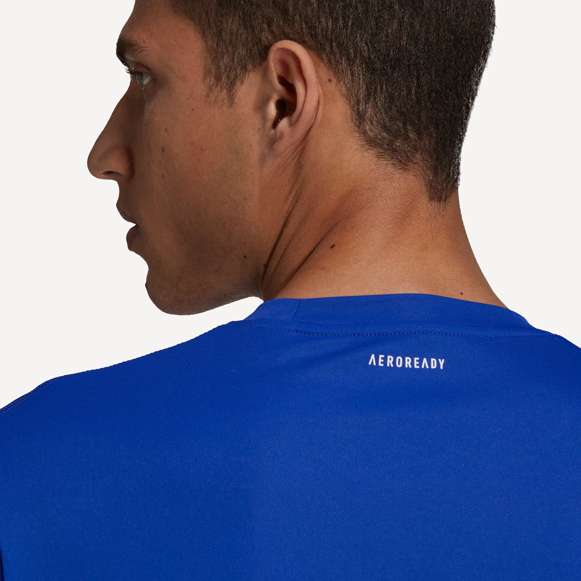 adidas Club Men's 3-Stripe Tennis Shirt Blue (5)