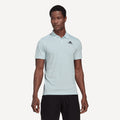 adidas Club Men's Pique Tennis Polo Blue (1)