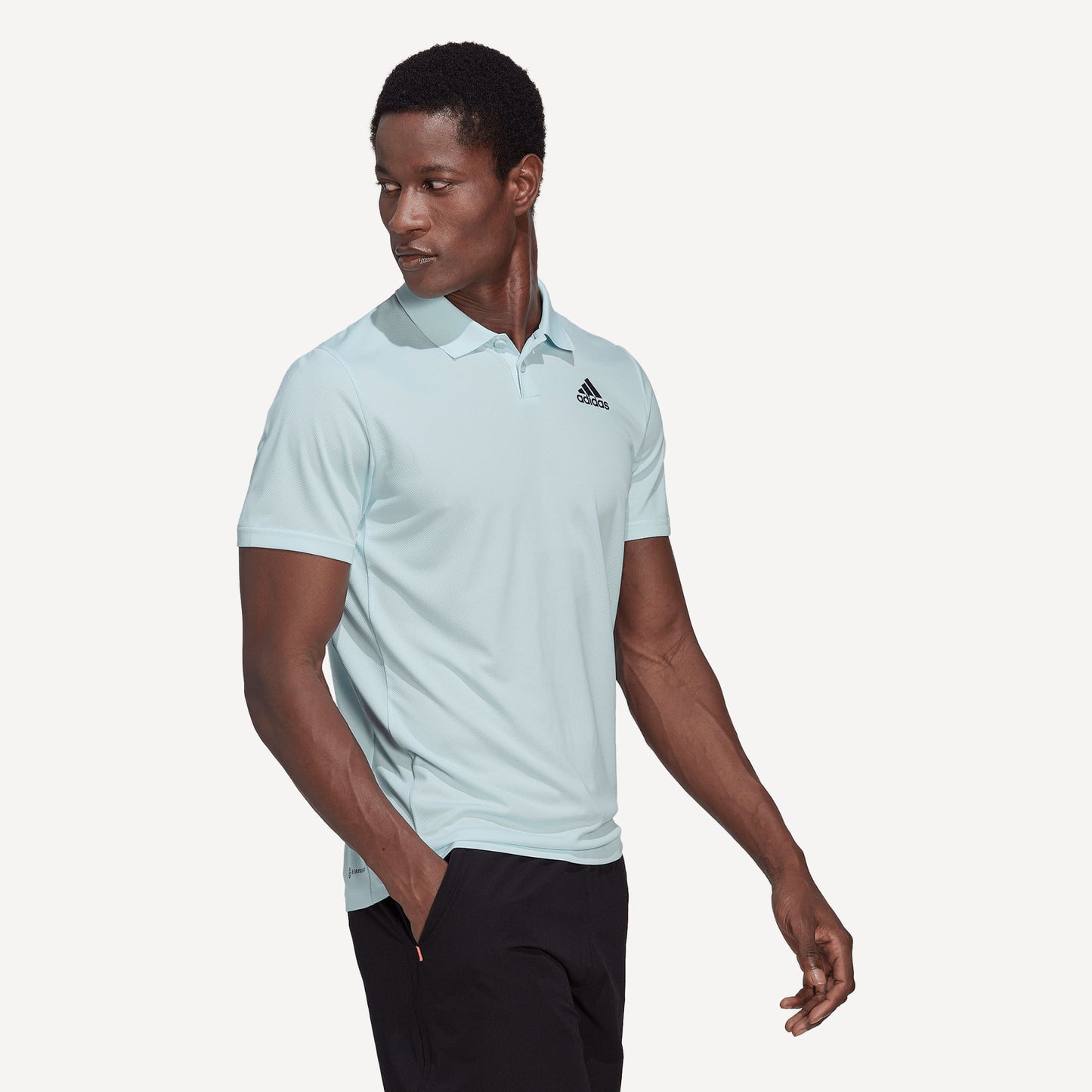 adidas Club Men's Pique Tennis Polo Blue (3)