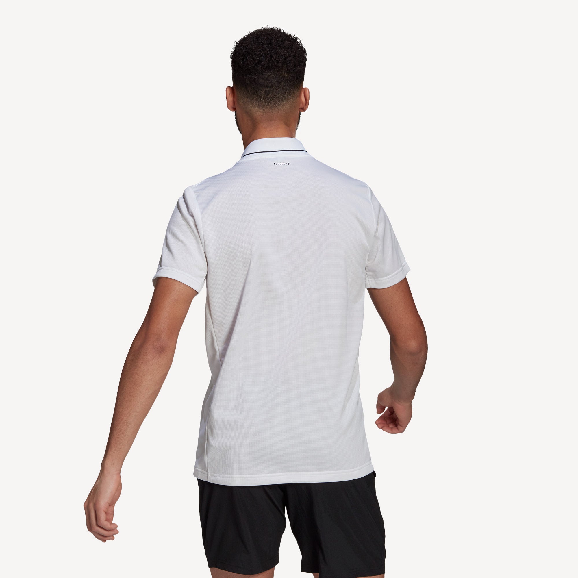 adidas Club Men's Rib Tennis Polo White (2)