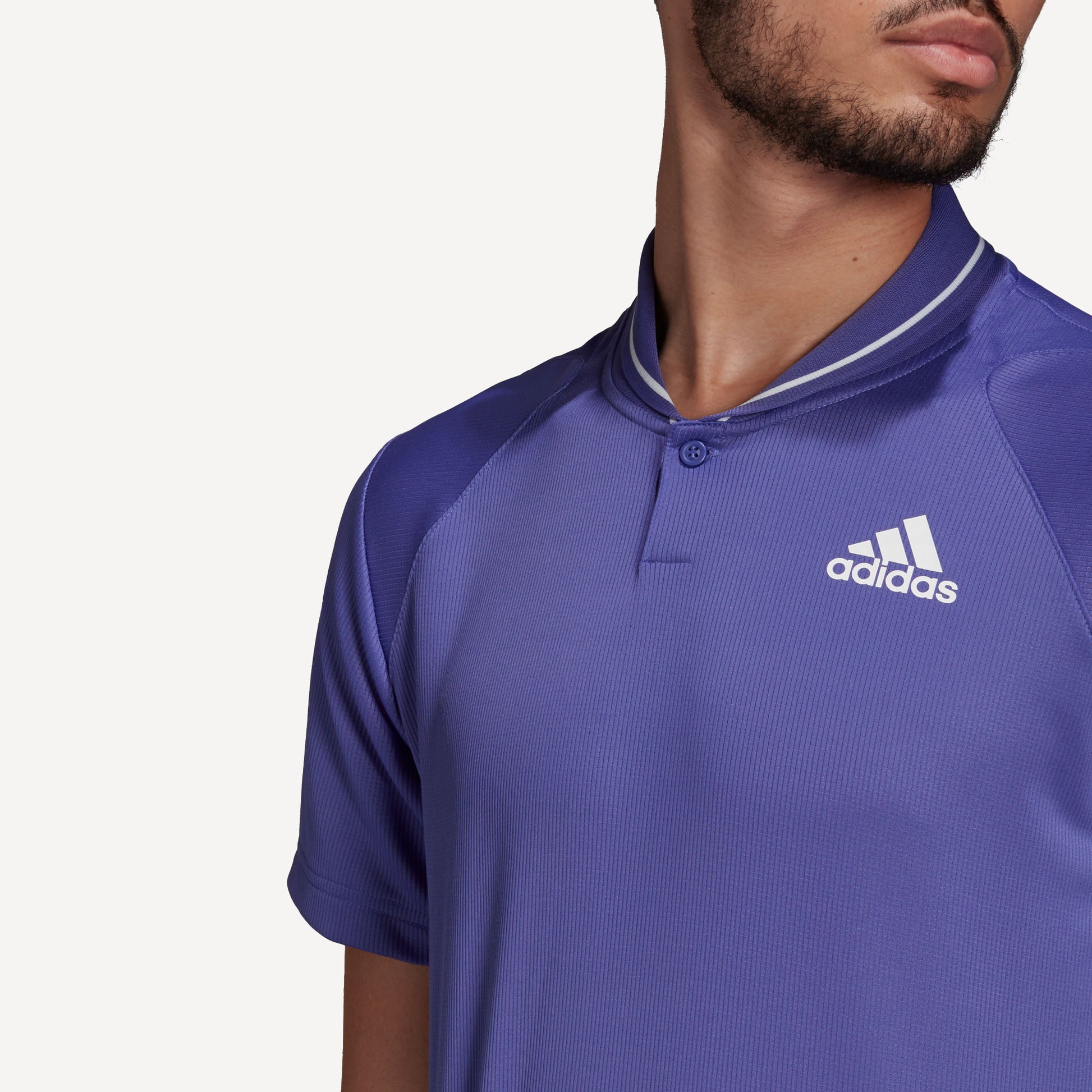 adidas Club Men's Rib Tennis Polo Purple (4)