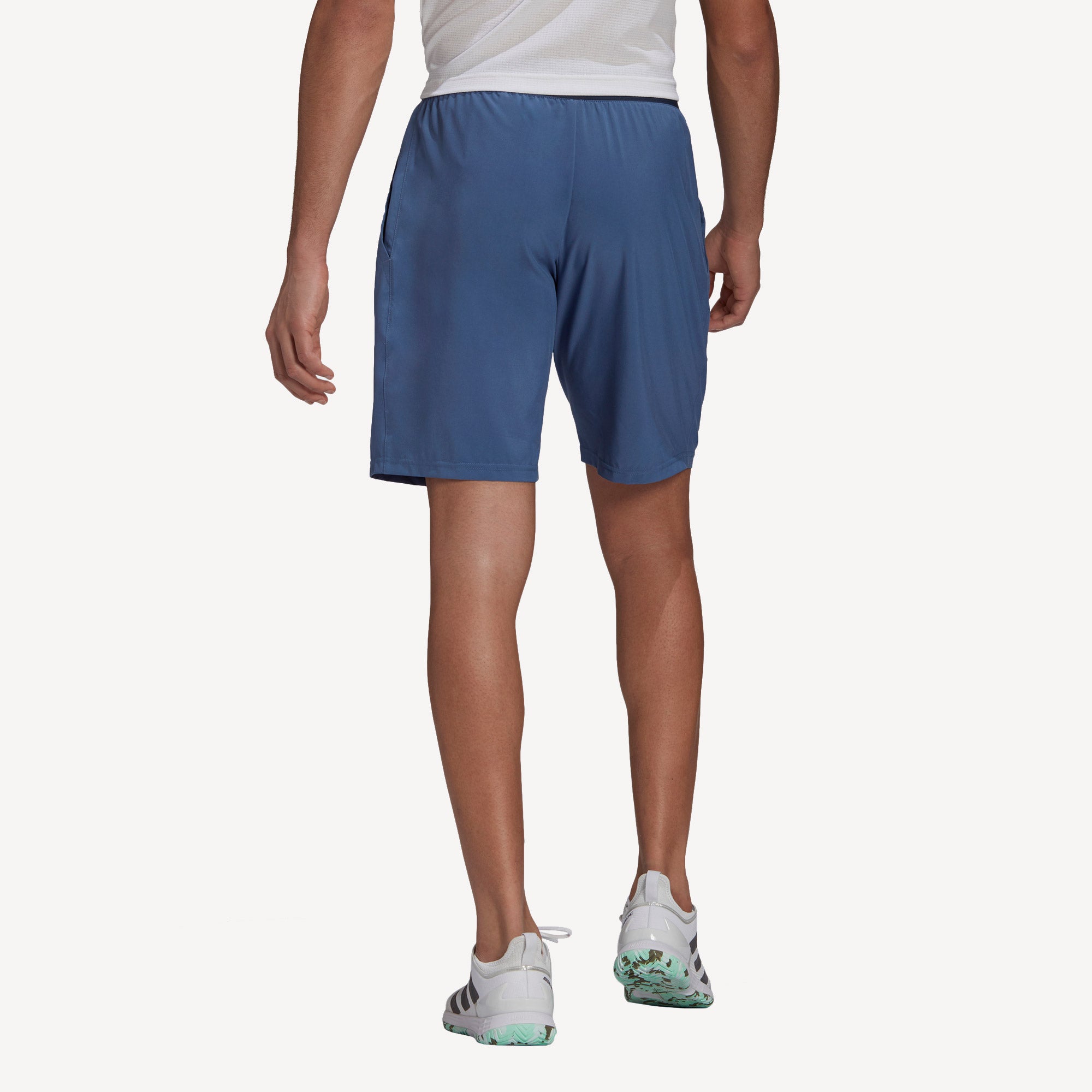 adidas Club Men's Stretch Woven 7-Inch Tennis Shorts Blue (2)