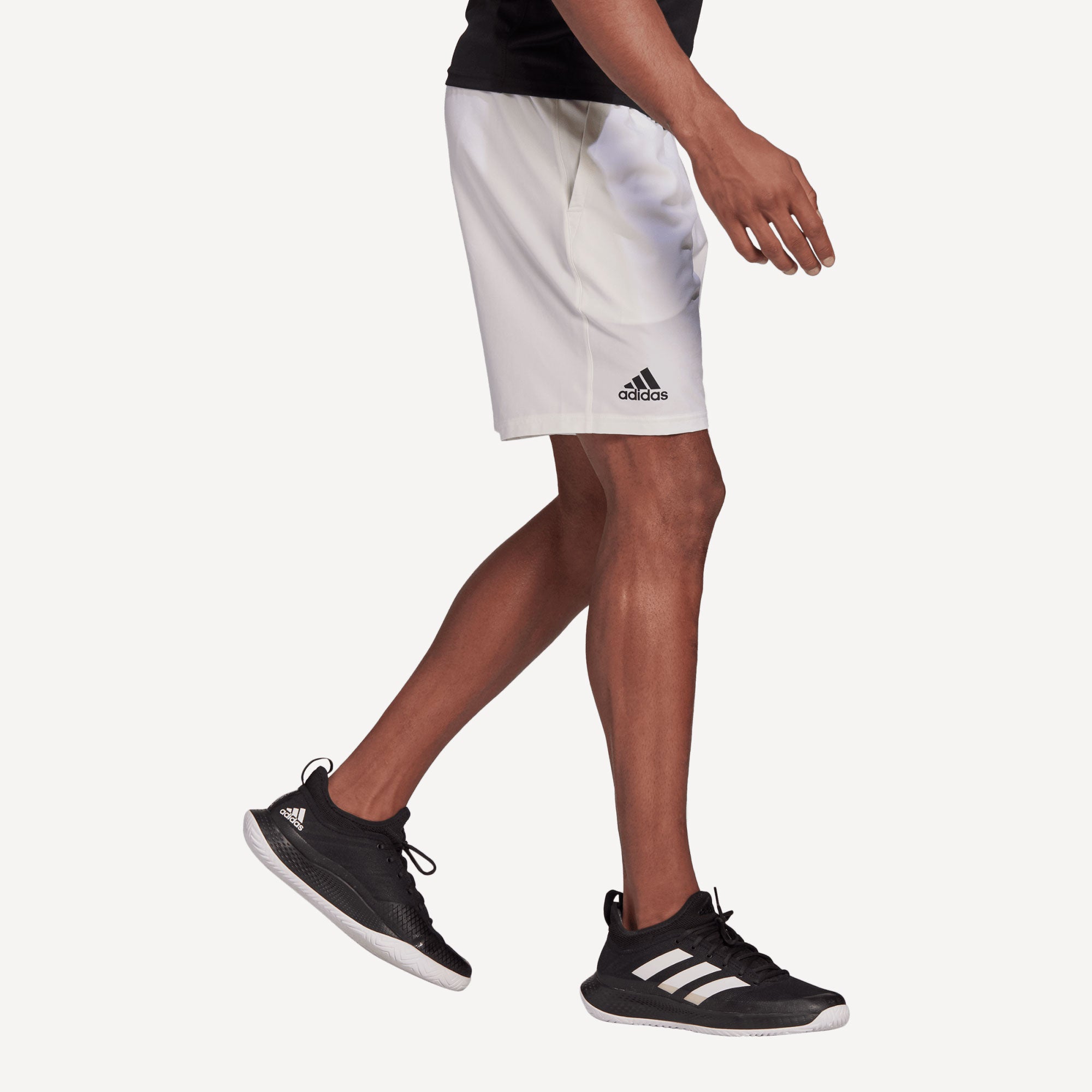 adidas Club Men's Stretch Woven 9-Inch Tennis Shorts White (3)