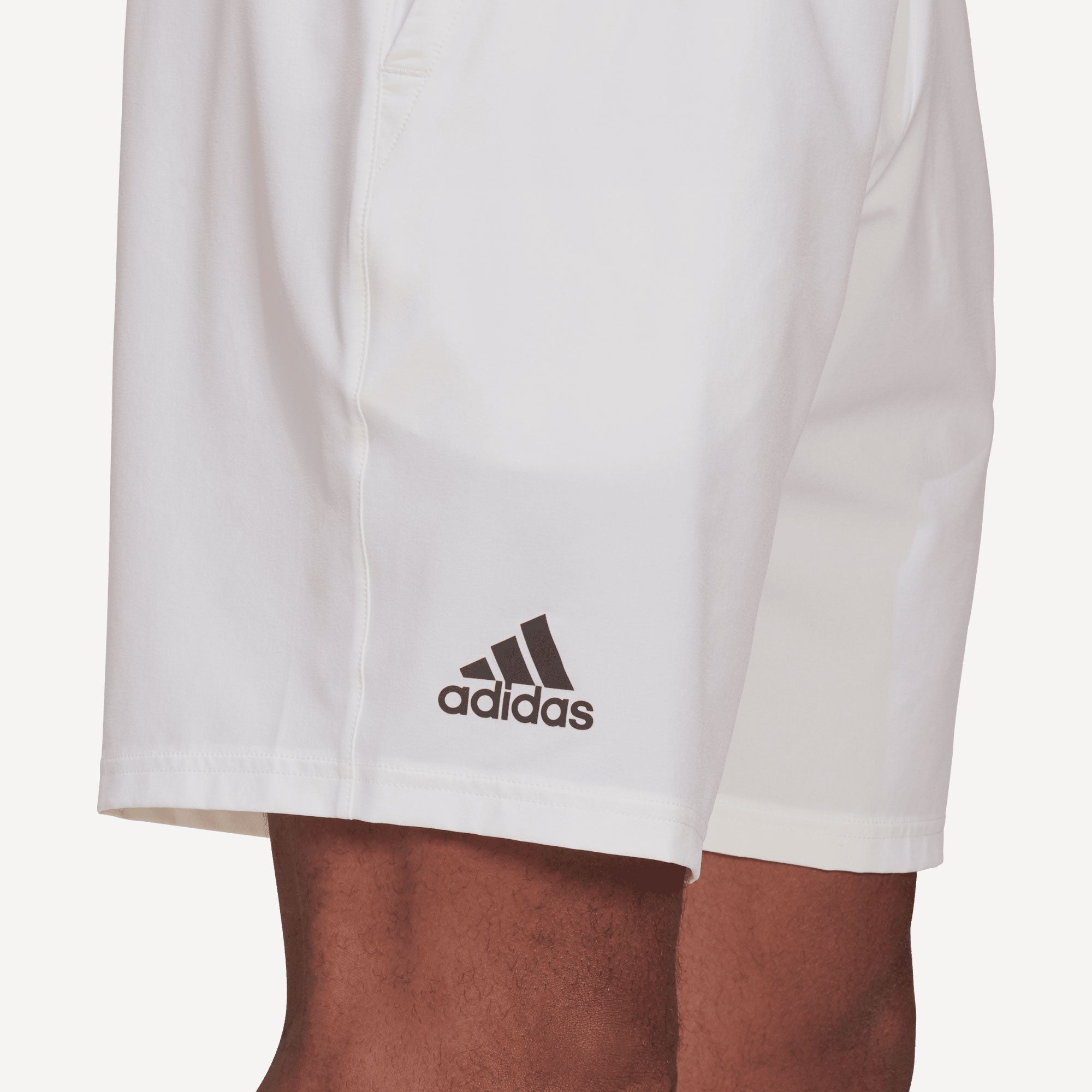 adidas Club Men's Stretch Woven 9-Inch Tennis Shorts White (5)