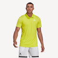 adidas Club Men's Tennis Polo Yellow (1)