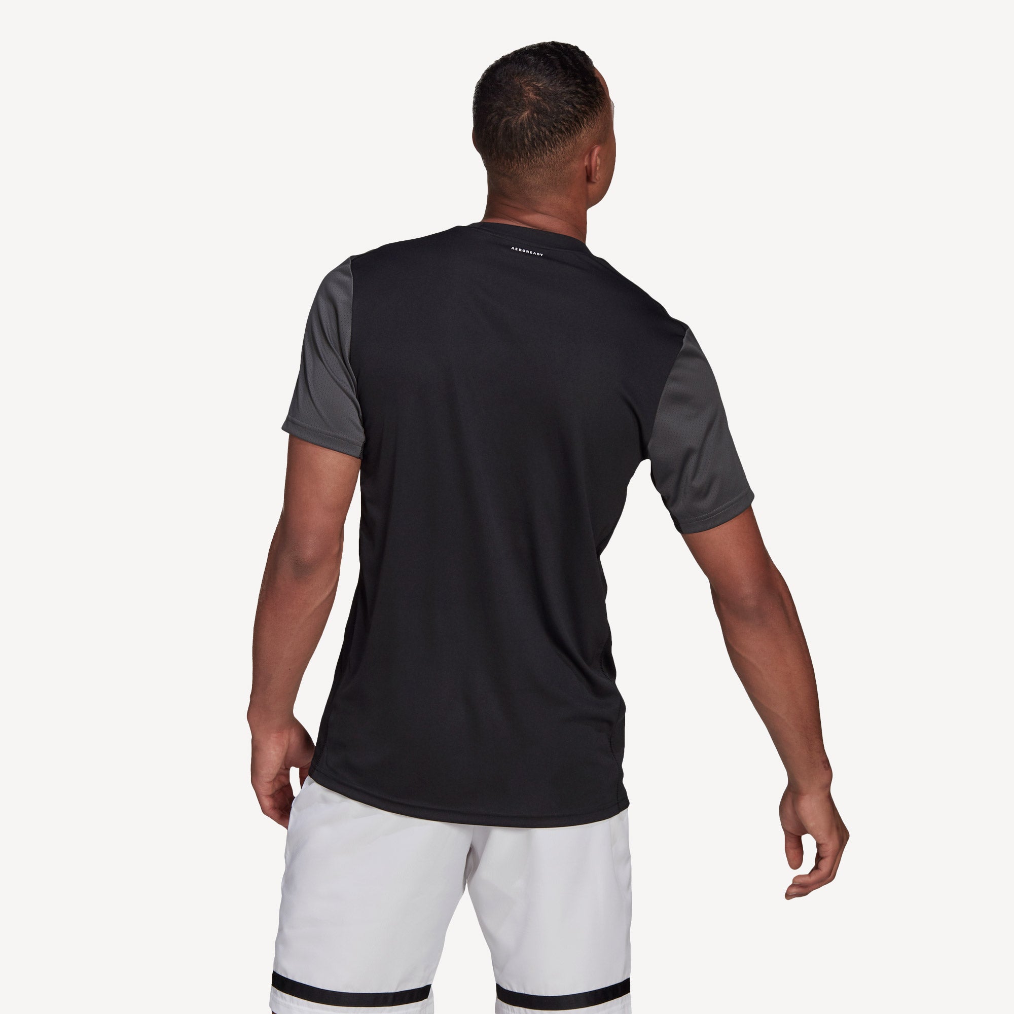 adidas Club Men's Tennis Shirt Black (2)