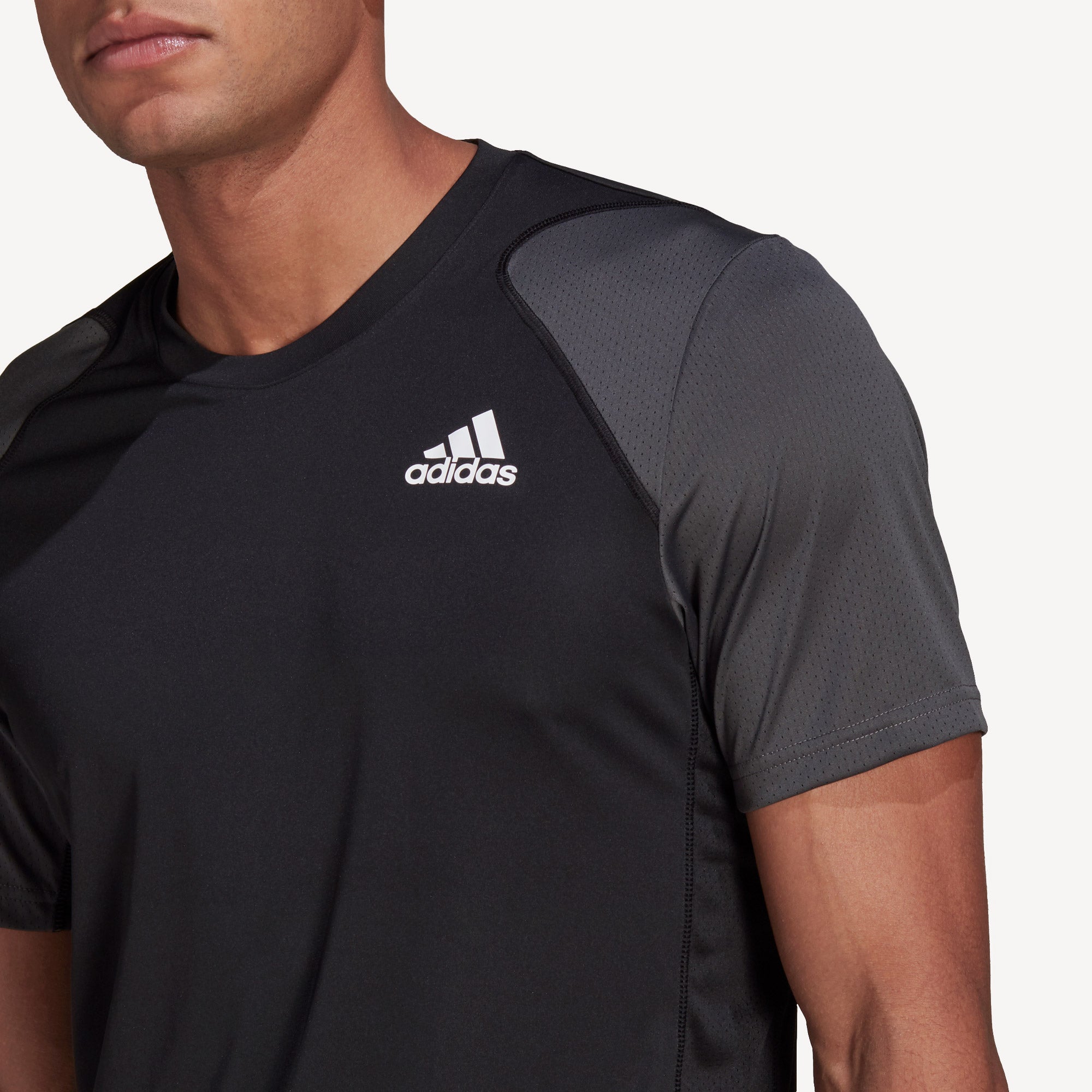 adidas Club Men's Tennis Shirt Black (4)