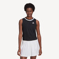 adidas Club Women's Knotted Tennis Tank Black (1)