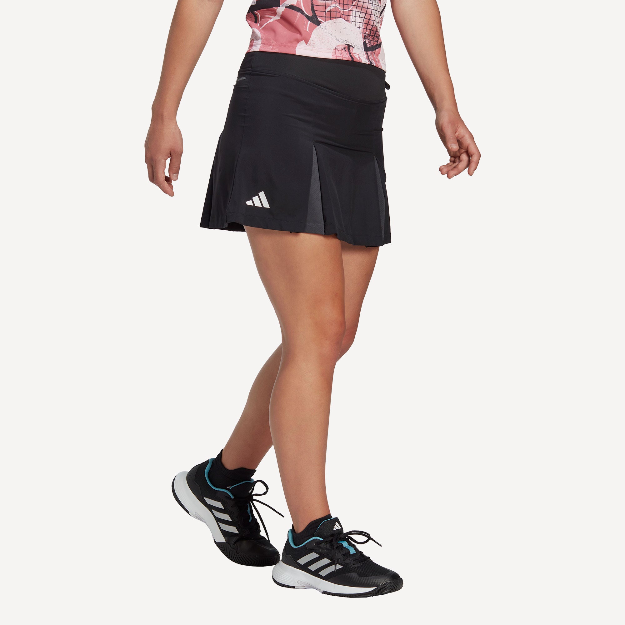 adidas Club Women's Pleated Tennis Skirt Black (3)