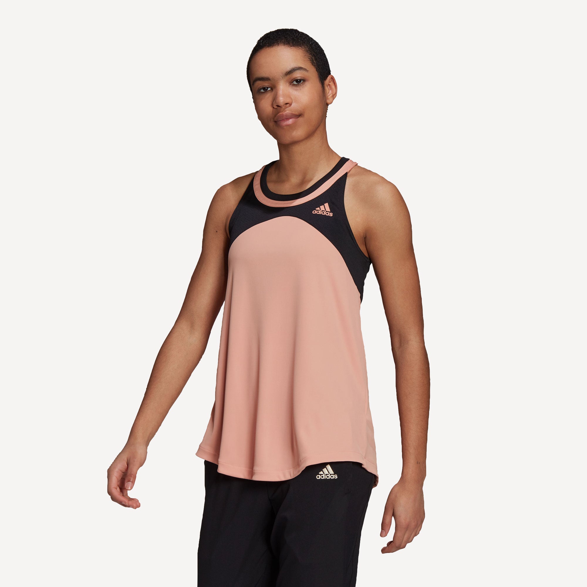 adidas Club Women's Tennis Tank Orange (1)