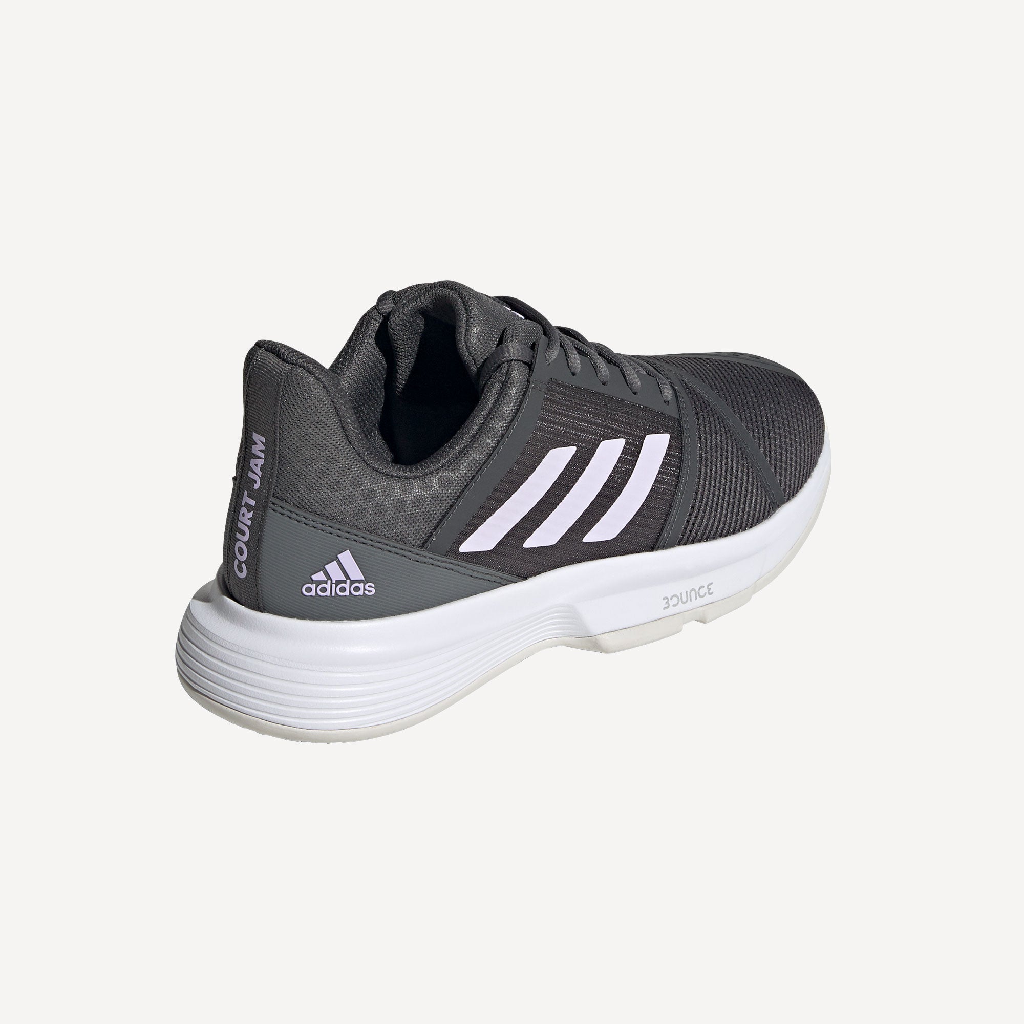 adidas Court Jam Bounce Women's Hard Court Tennis Shoes Grey (5)