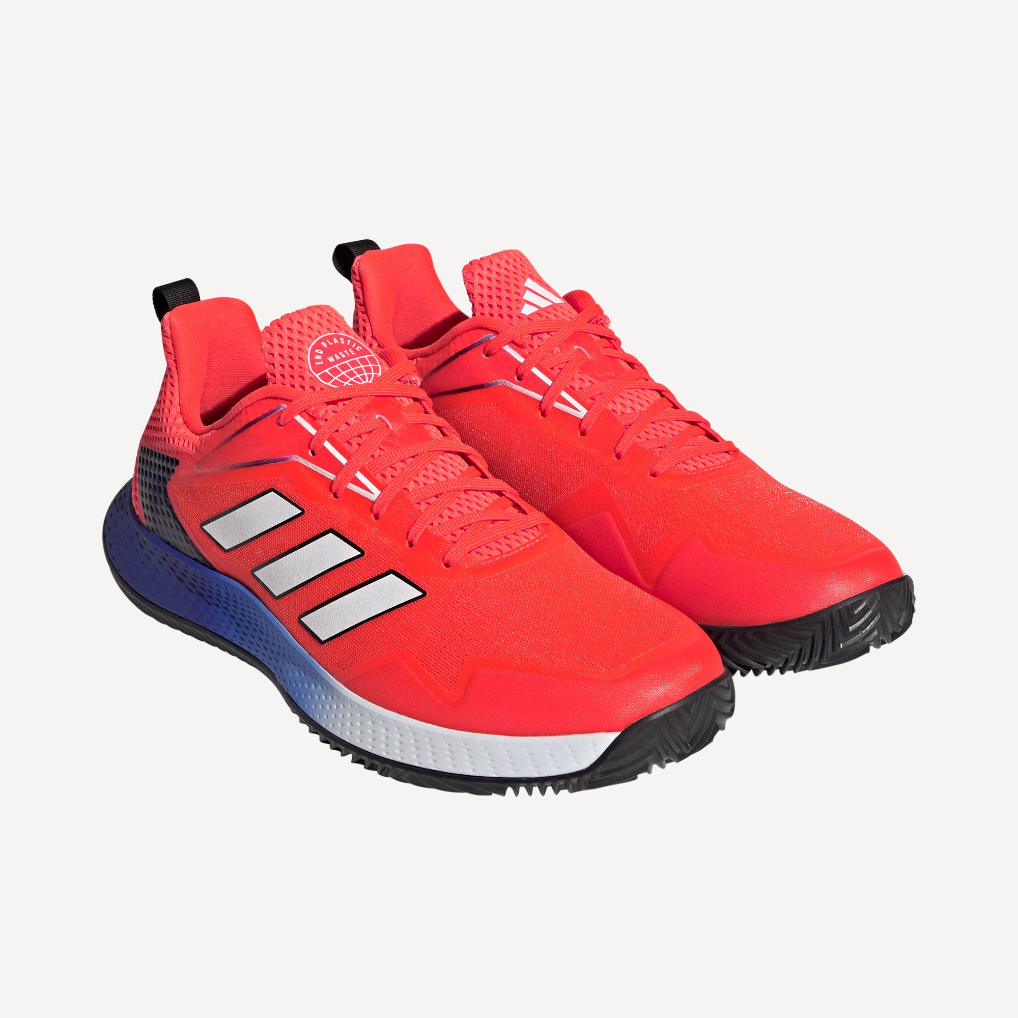 adidas Defiant Speed Men's Clay Court Tennis Shoes Red (5)