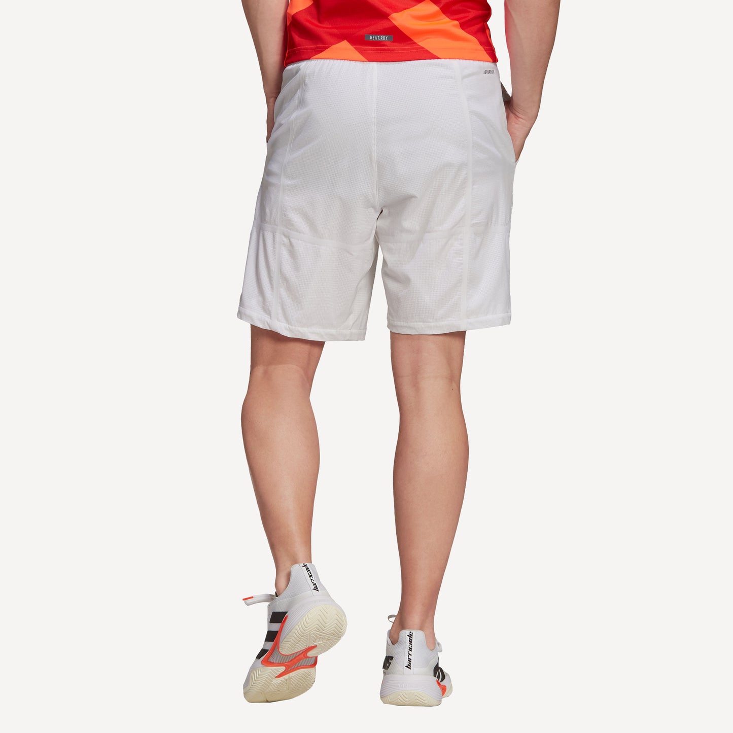 adidas Ergo Men's 7-Inch Tennis Shorts White (2)