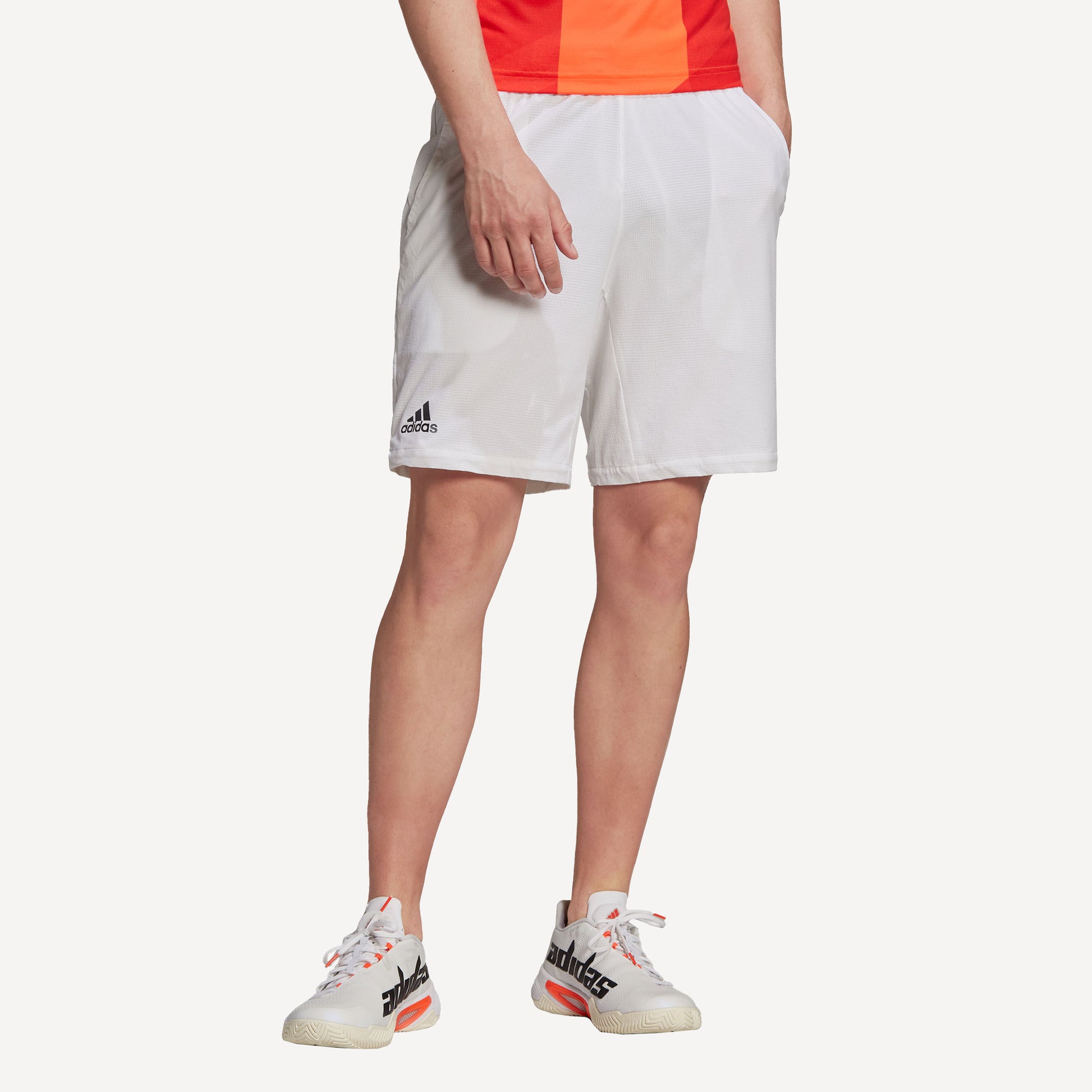 adidas Ergo Men's 7-Inch Tennis Shorts White (3)