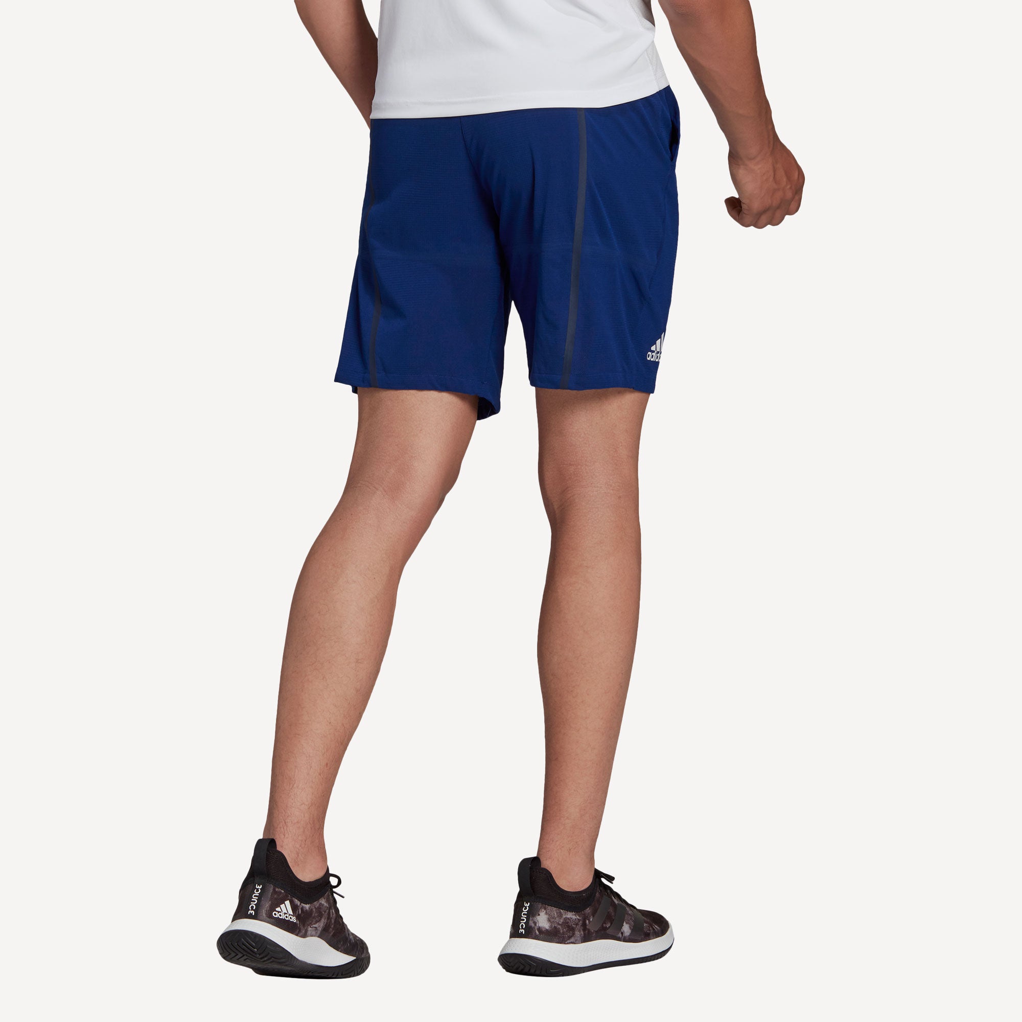 adidas Ergo Men's 7-Inch Tennis Shorts Blue (2)
