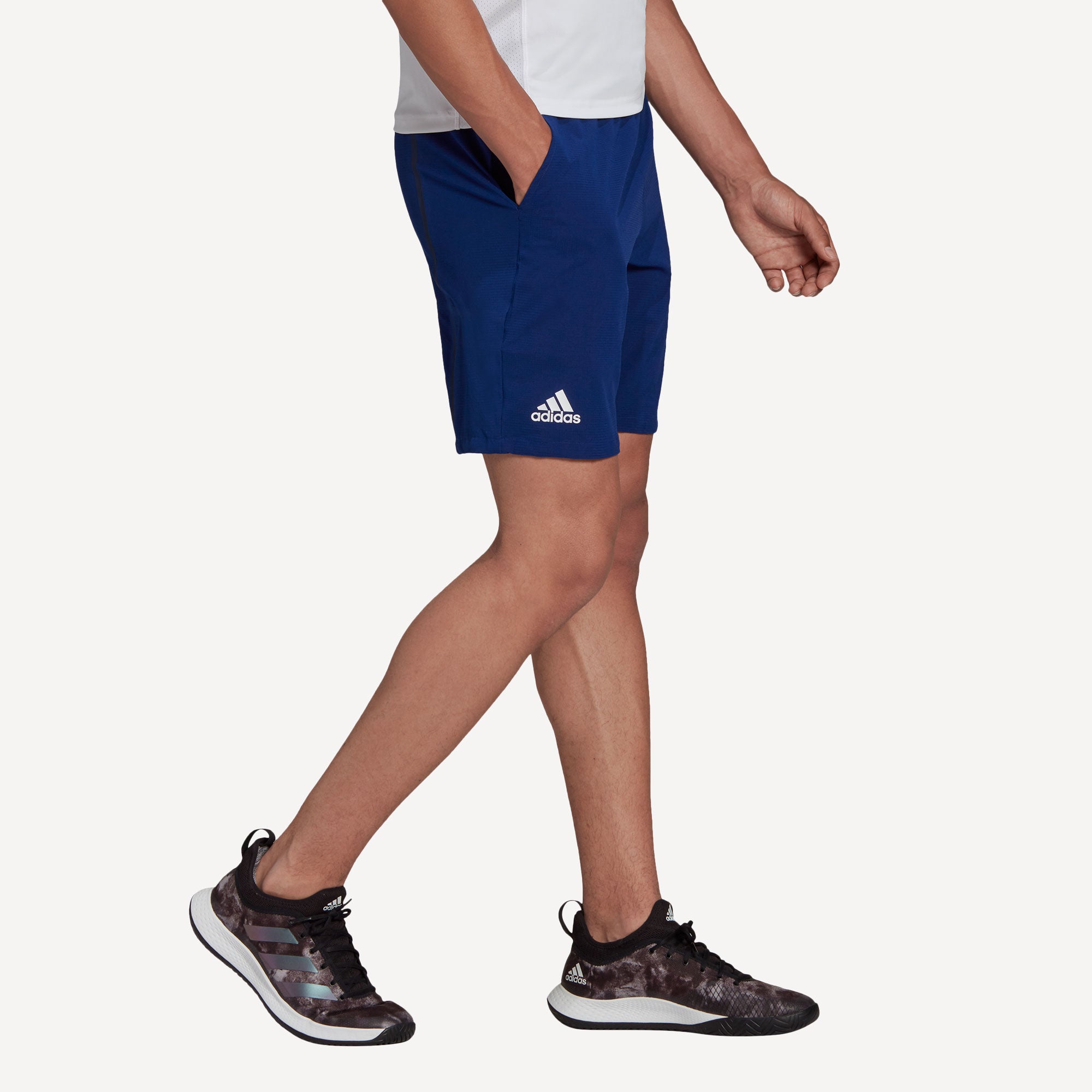 adidas Ergo Men's 7-Inch Tennis Shorts Blue (3)