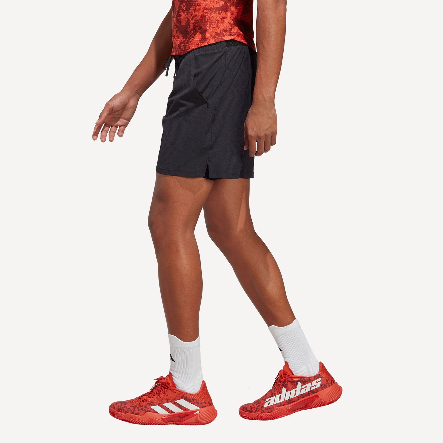adidas Ergo Men's 7-Inch Tennis Shorts Black (3)