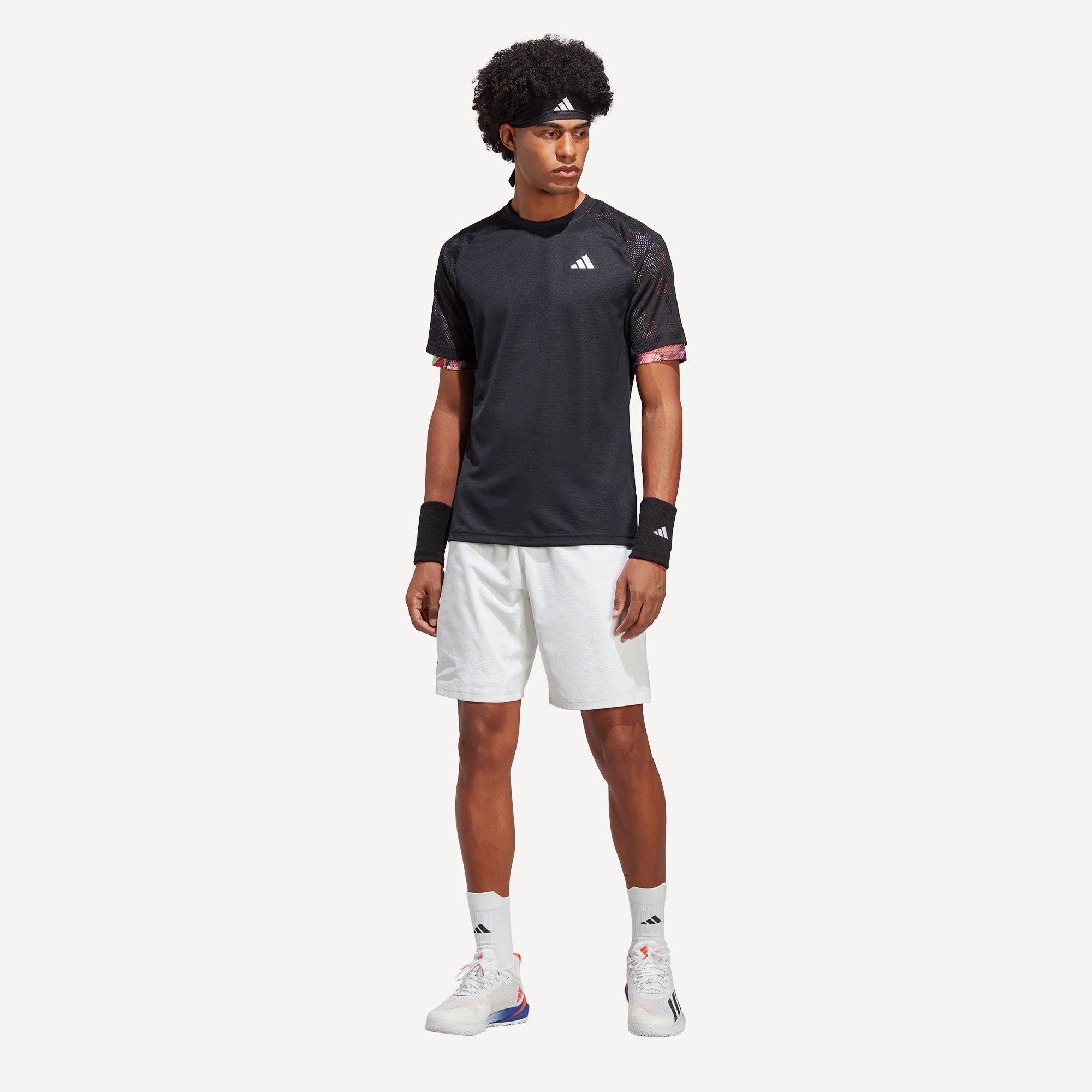 adidas Ergo Men's 7-Inch Tennis Shorts White (5)